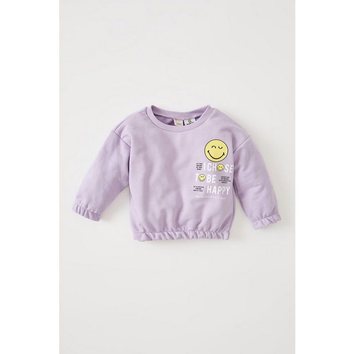 DeFacto Sweatshirt BabyGirl Sweatshirt REGULAR FIT SmileyWorld
