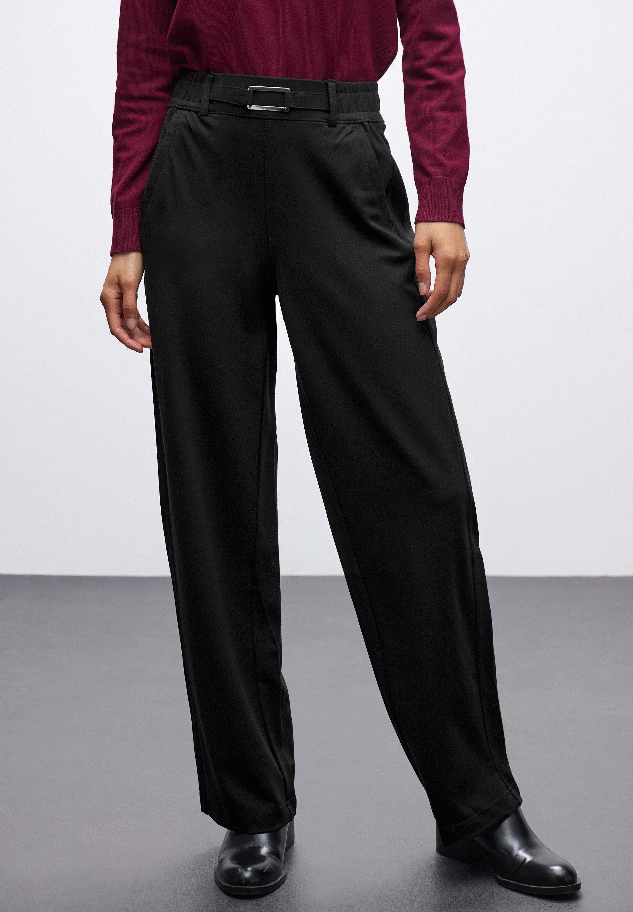 STREET ONE Stoffhose mit Gallonstreifen günstig online kaufen