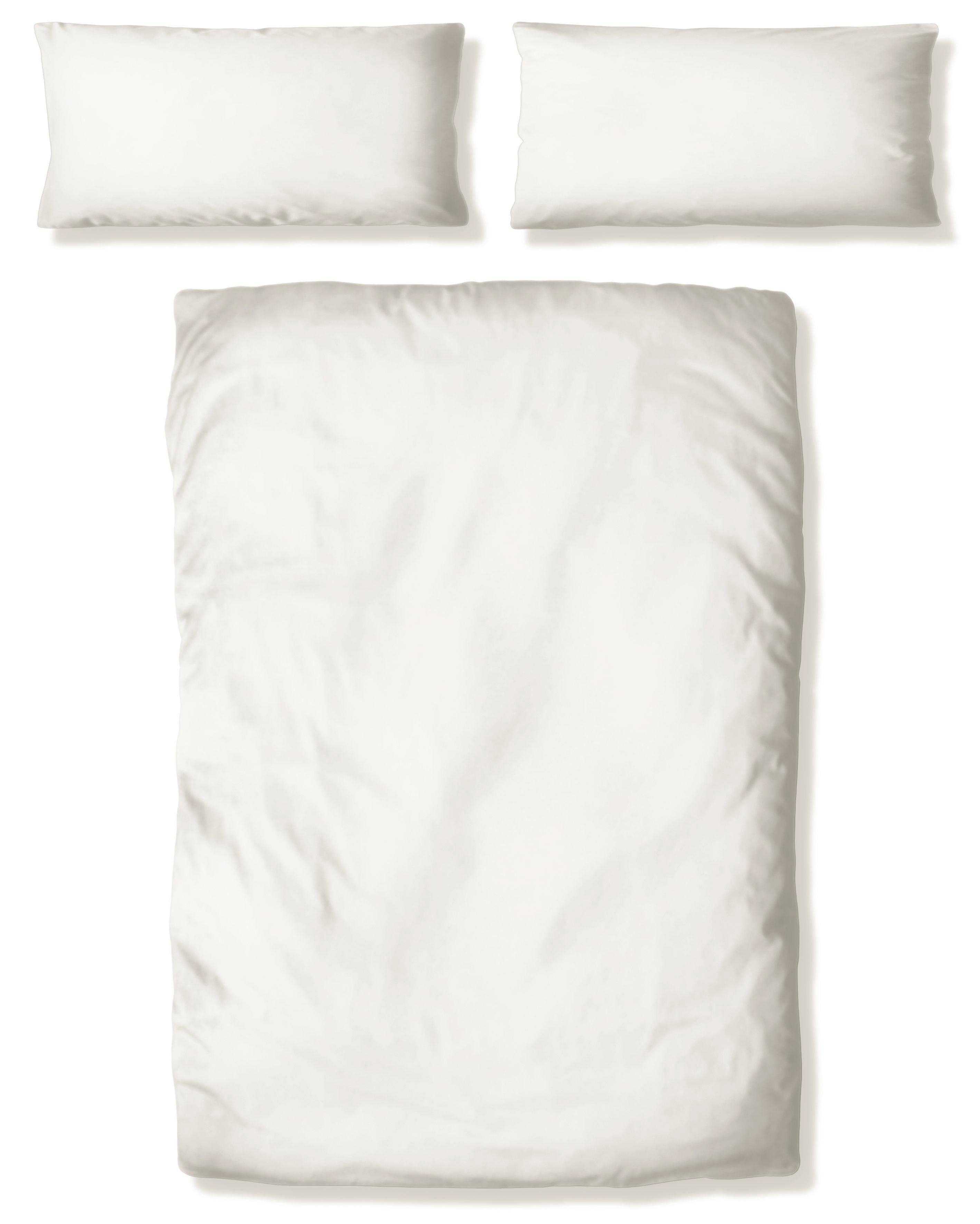 OTTO home Bettwäsche Mila in verschiedenen Premium Qualitäten, Biber (180g/m), 2 teilig, zeitlos elegante Uni Bettwäsche ab Gr. 135x200 cm – Bild 2 von 4
