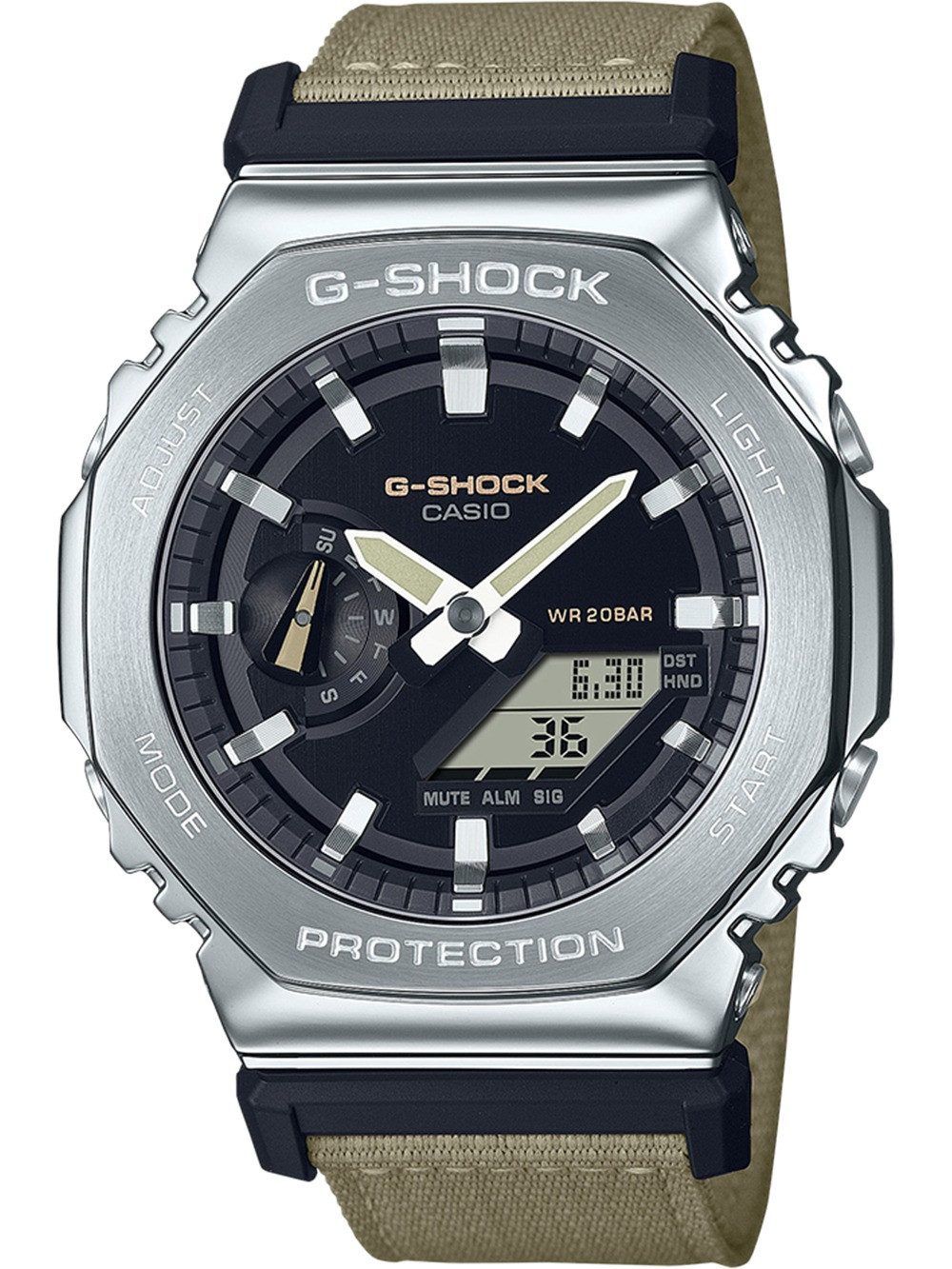 CASIO Quarzuhr Casio GM-2100C-5AER Herrenuhr G-Shock Classic 44mm 20ATM Cas günstig online kaufen