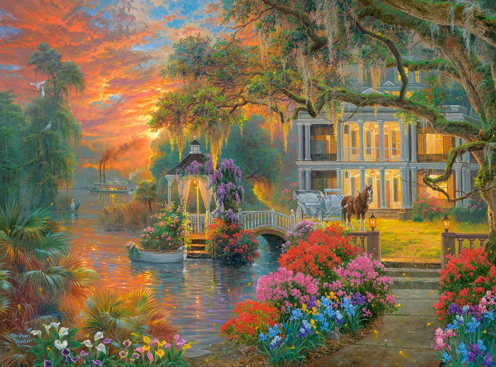 Castorland Puzzle Charmanter Abend, Puzzleteile