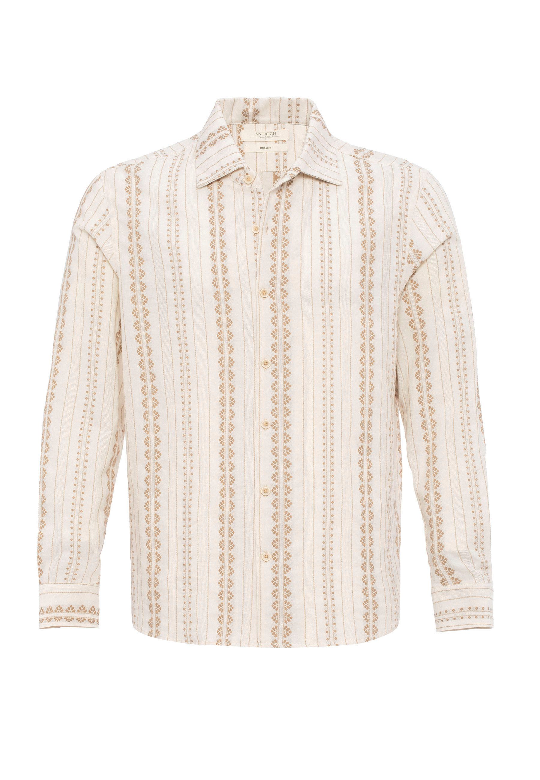 Antioch Blusenshirt Battista - Ethnic Pattern - Long Sleeve - Regular Fit