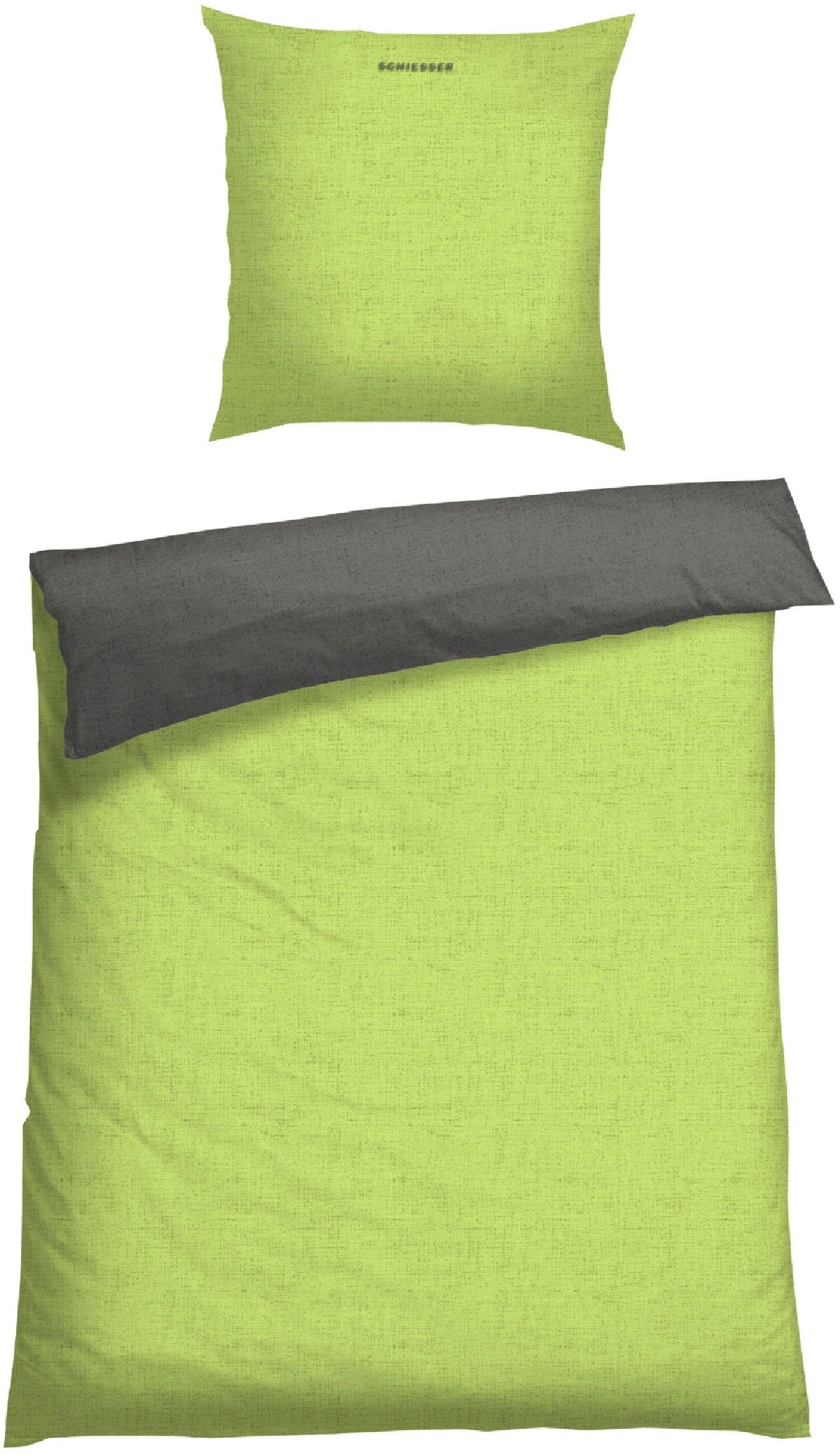 Schiesser Wendebettwäsche Doubleface aus weicher Baumwolle günstig online kaufen