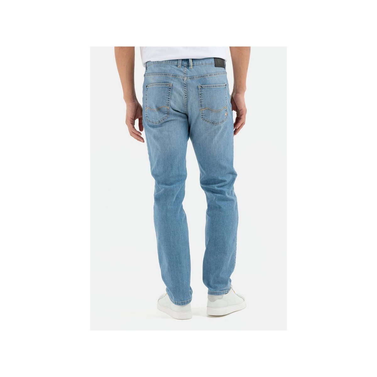 blau camel active 5-Pocket-Jeans (1-tlg)