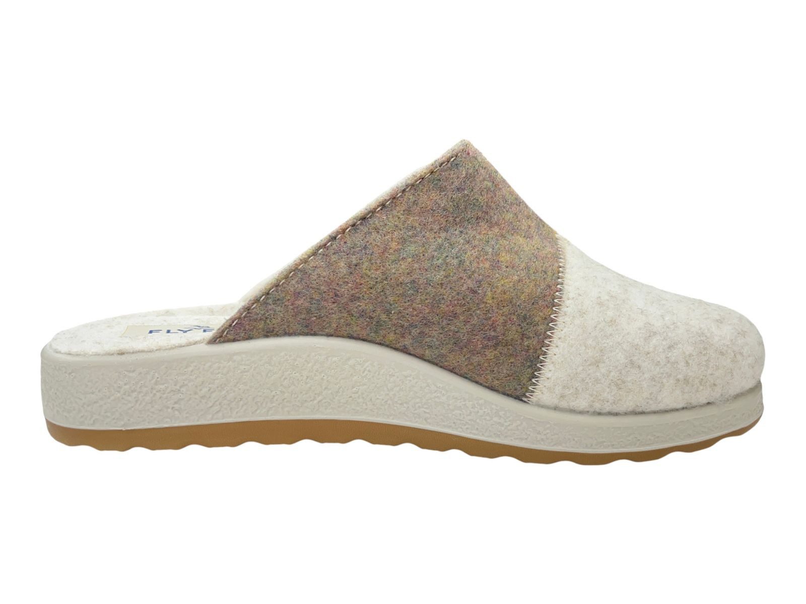 Fly Flot FLY FLOT Damen Pantoffel 320249-08 beige Hausschuh – Bild 4 von 5