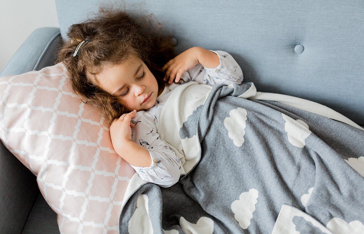 Kinderdecke, KINDSGUT, weiche Baby-Decke, Wolken günstig online kaufen