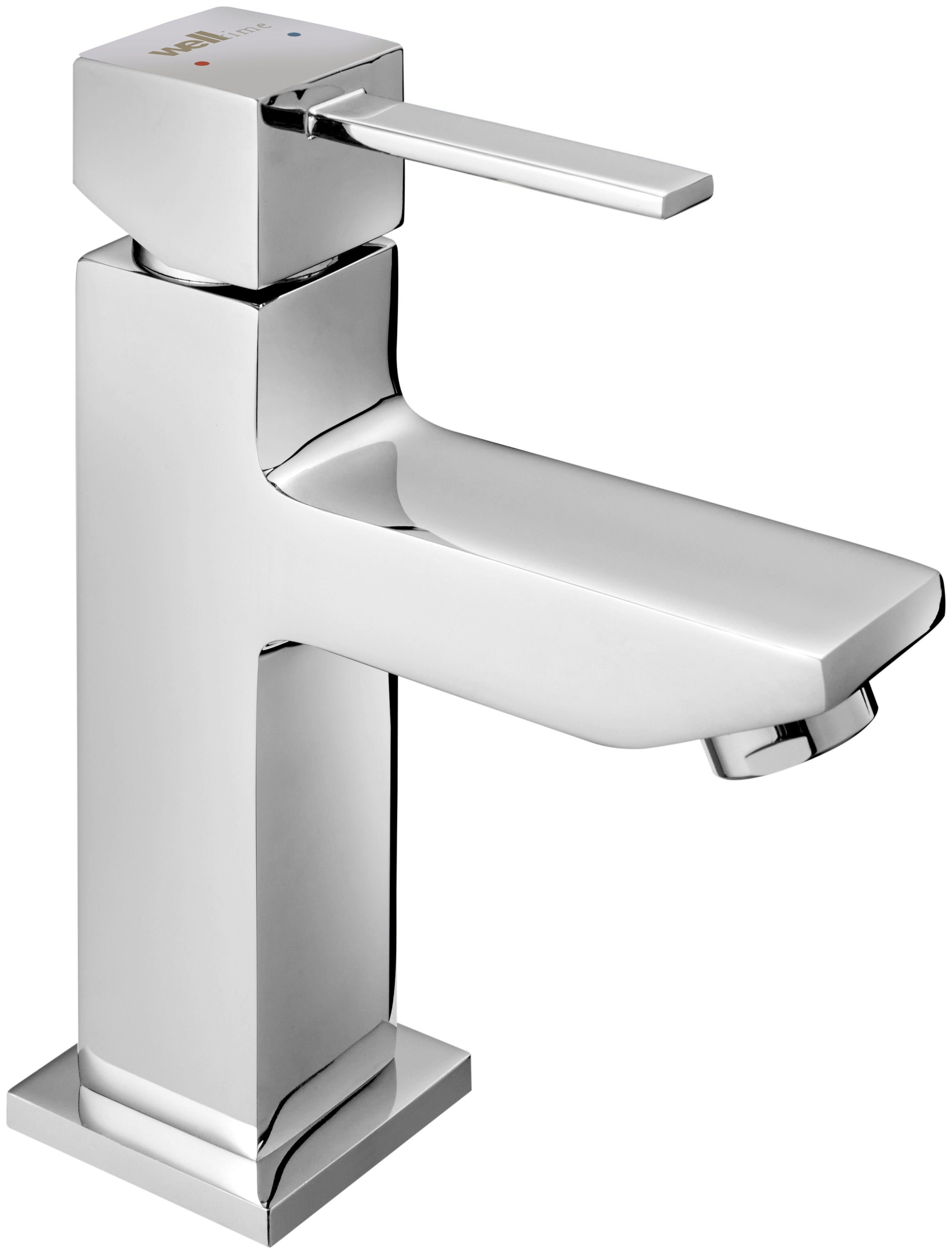 welltime Waschtischarmatur Trento wassersparende Eco-Click-Funkt,inkl. Pop- günstig online kaufen