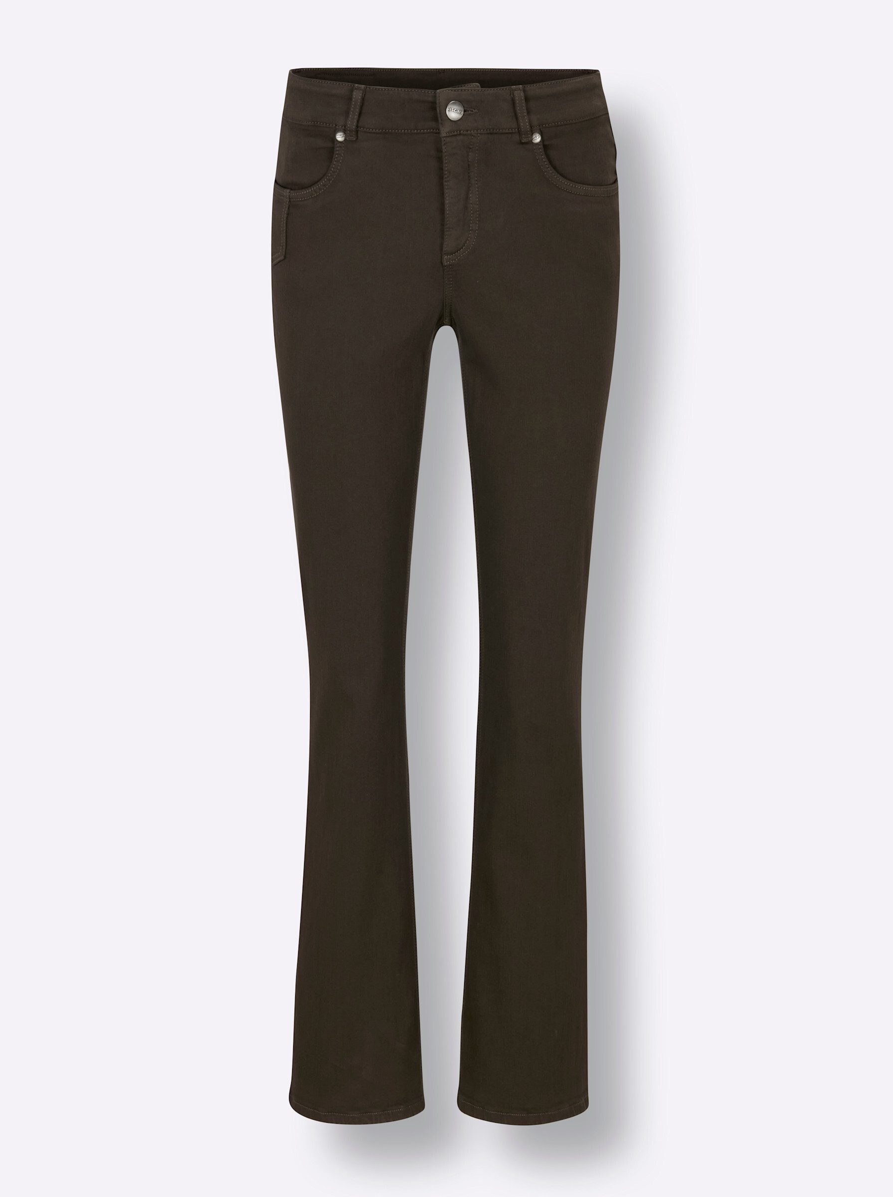 ascari Bequeme Jeans Edel-Jeans leicht vertieft