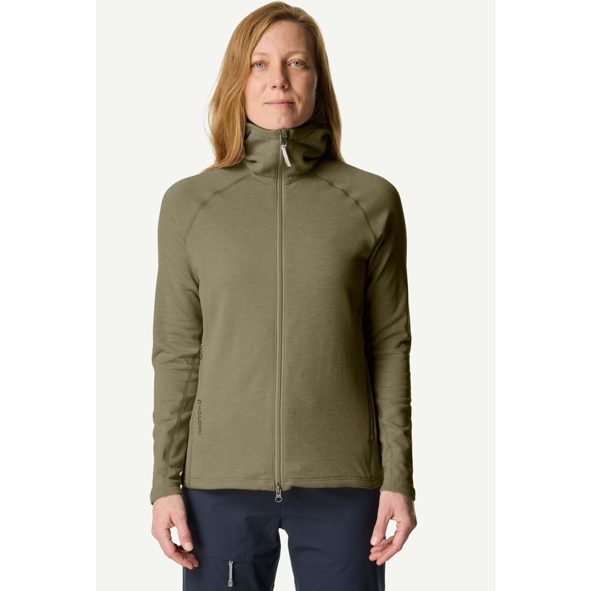 Houdini Softshelljacke W's Power Up Light Houdi Leichte Fleecejacke aus Polartec® Power Stretch® Pro™ Light. Soft und