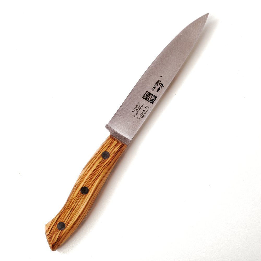 Messerblock (1-tlg) mit Messer Messer-Set dasOlivenholzbrett 6 Olivenholzgriff teilig mit