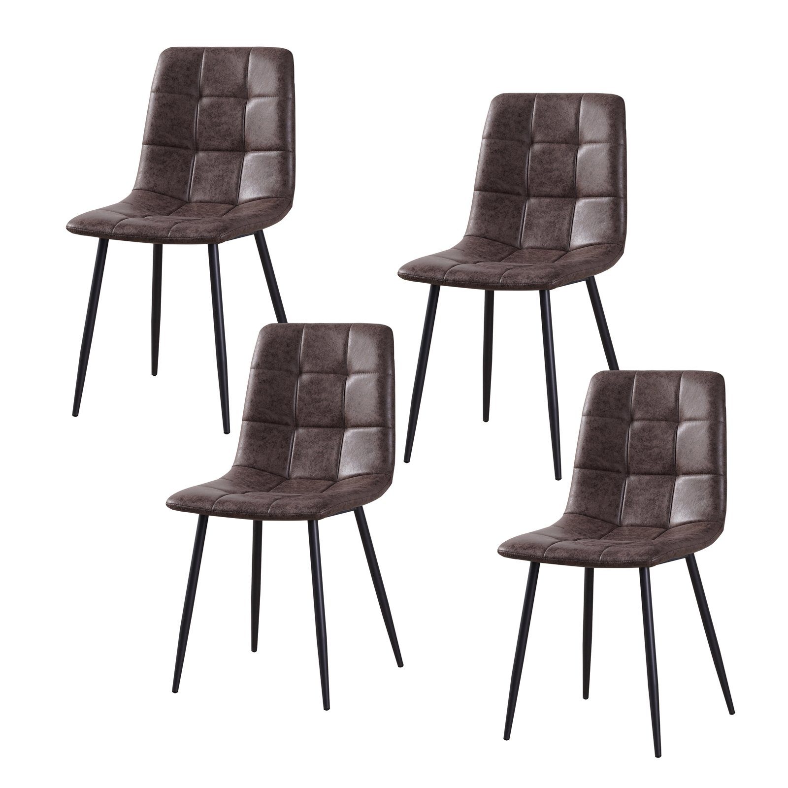 HTI-Living Esszimmerstuhl Stuhl Mesa Antikbraun (Set, 4 St), Esszimmerstuhl günstig online kaufen