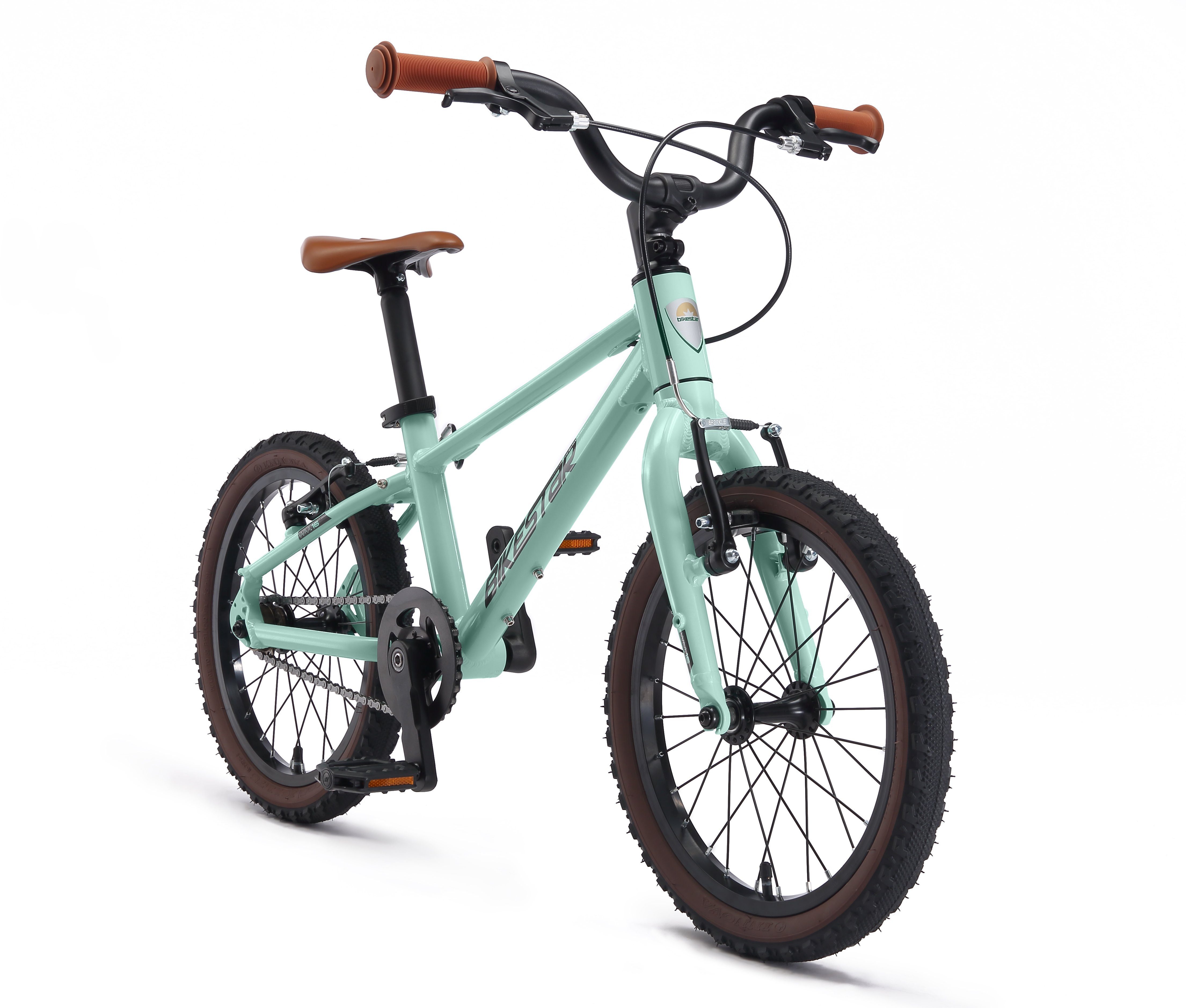 Bikestar Kinderfahrrad Leichtgewicht 6 kg 16 Zoll Aluminium ab 4 Jahre, 1 Gang, Reflektierende Reifen, leichtes Treten, ergonomischer Rahmen