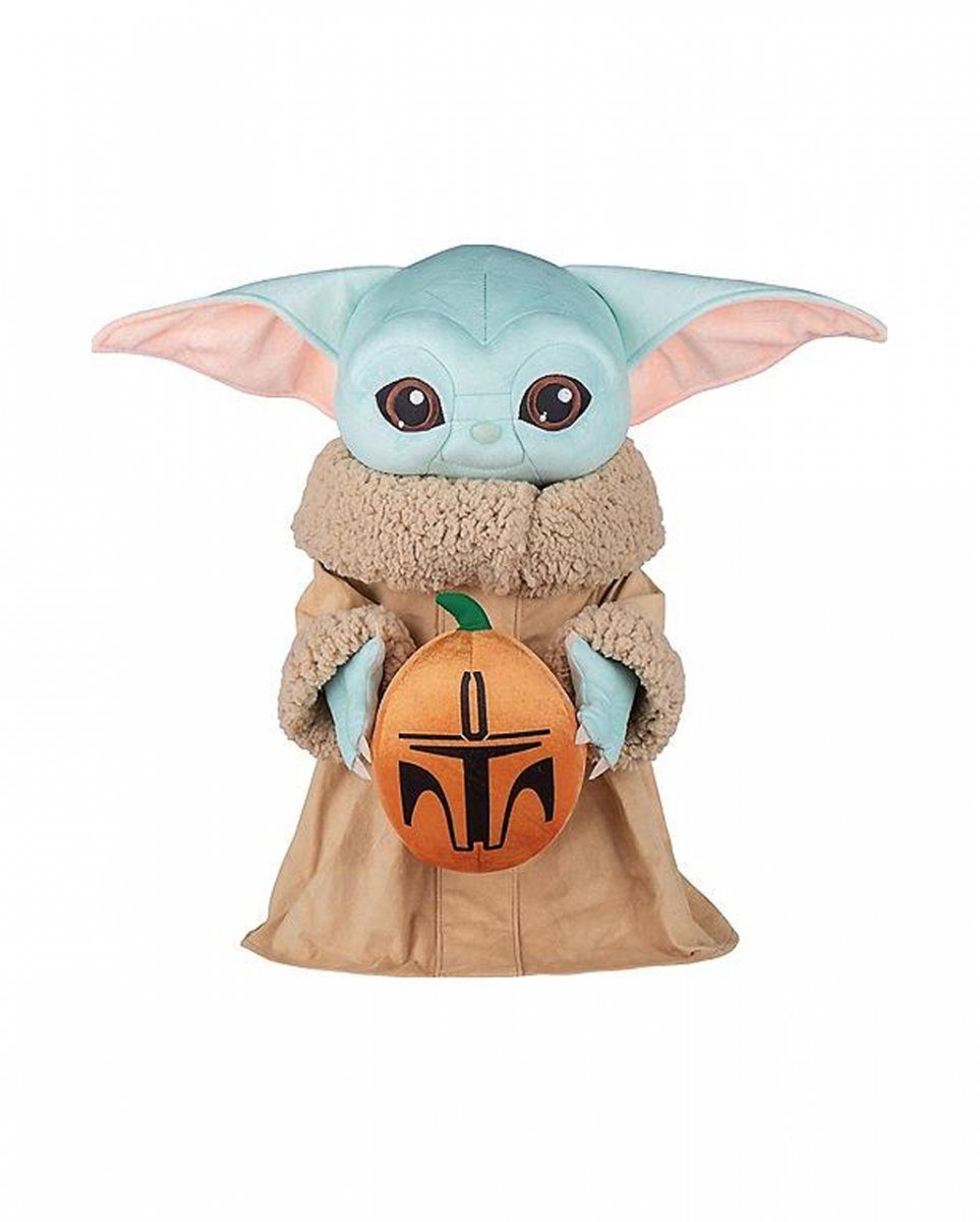 Horror-Shop Dekofigur Grogu Baby Yoda Halloween Greeter als Halloween De