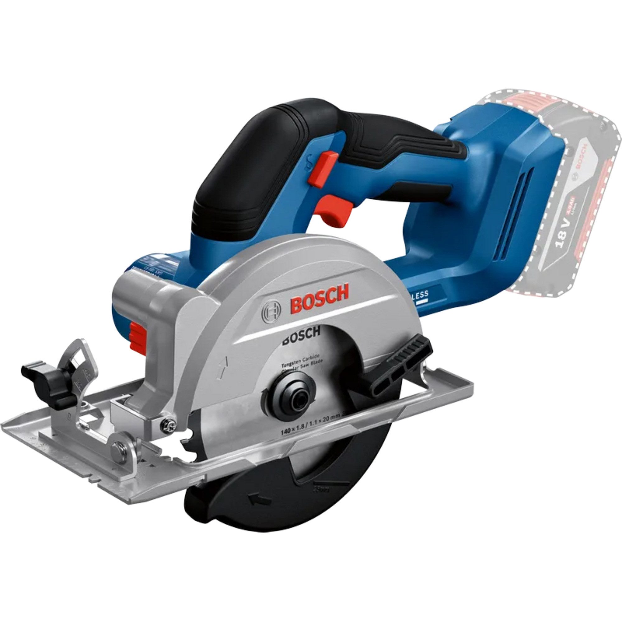 Kappsäge Bosch Professional Akku-Handkreissäge GKS 18V-51