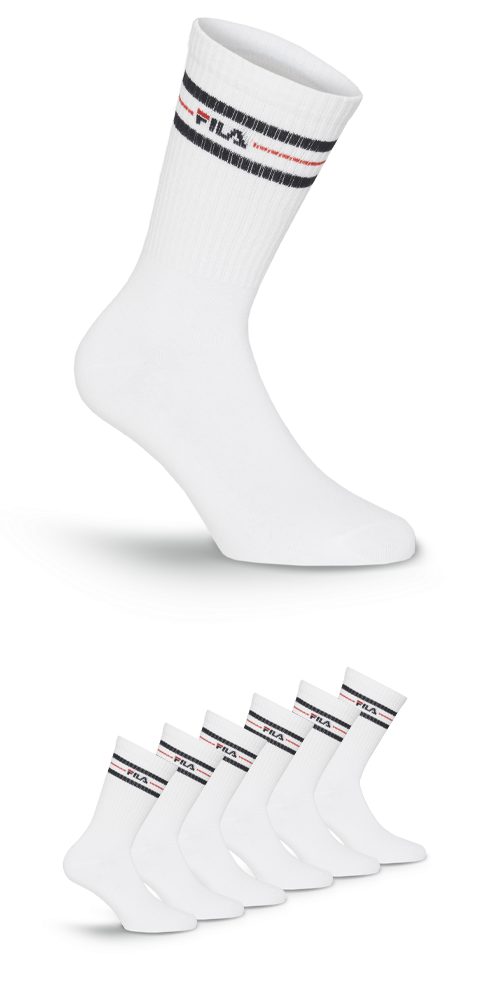 Fila Socken UNISEX LIFESTYLE PLAIN SOCKS (6-Paar) mit eingestricktem Logo günstig online kaufen
