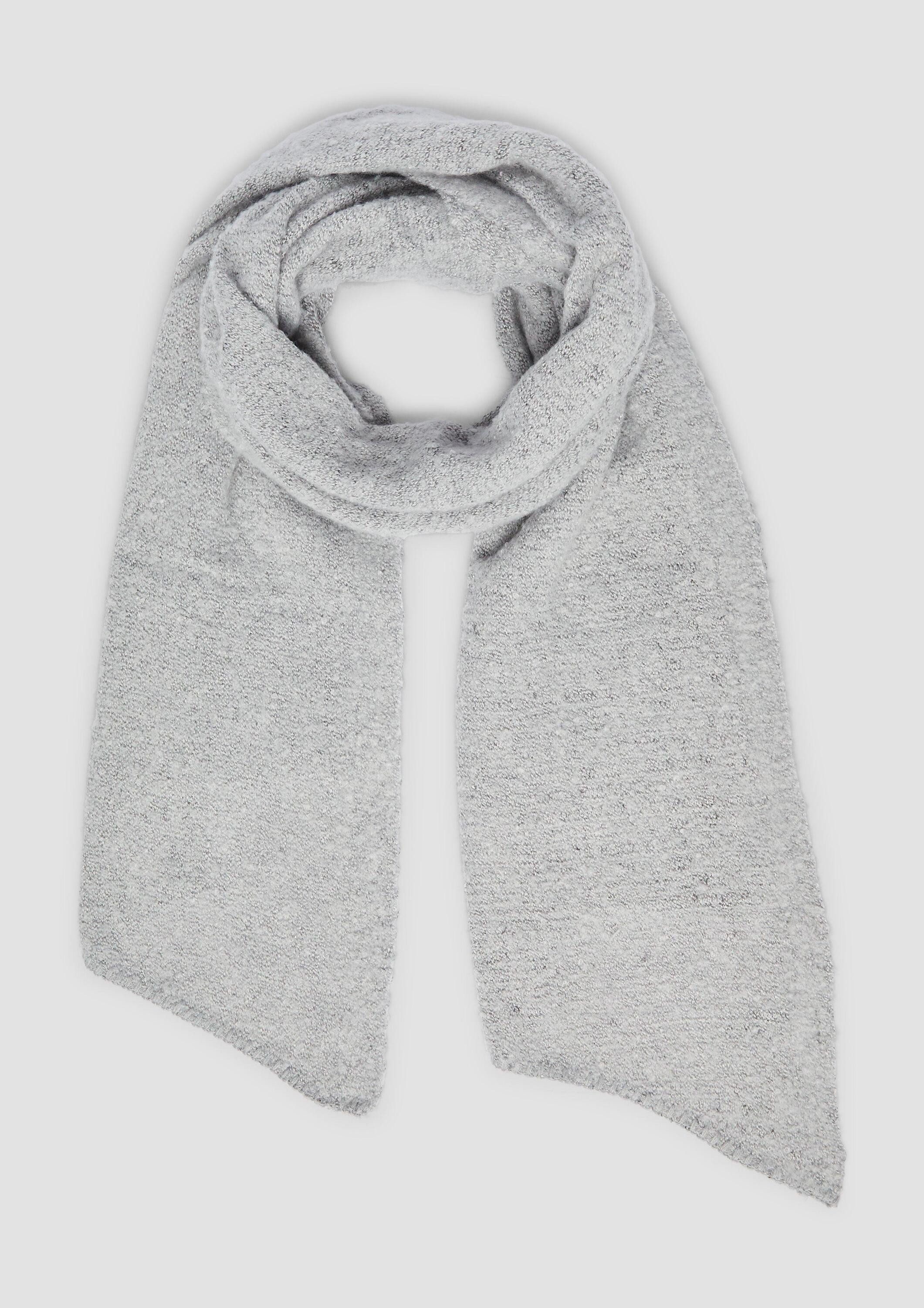 s.Oliver Schal Tuch, Bouclé-Schal mit abgeschrägten Enden günstig online kaufen