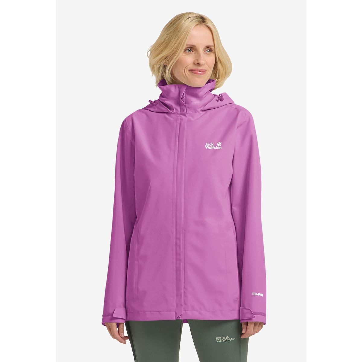 Jack Wolfskin Outdoorjacke Trailtime 2L Jacket W Vielseitige Damenjacke für Outdoor-Aktivitäten mit wasserdichtem