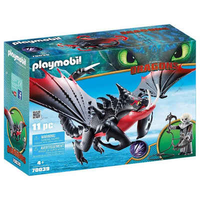 Playmobil® Spielfigur »PLAYMOBIL® 70039 - Dragons - Deathgripper mit Grimmel«