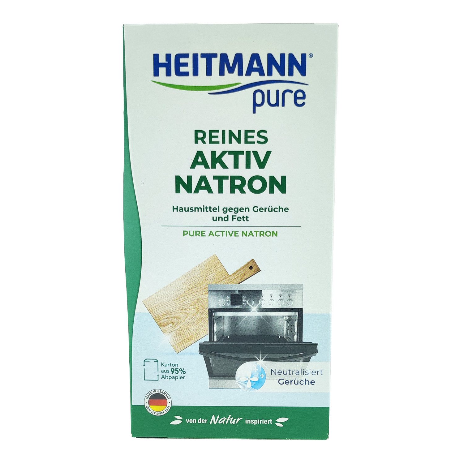 HEITMANN HTM pure reines Aktiv Natron 450g Reinigungskonzentrat (Stück, [- HTM pure reines Aktiv Natron 450g Reinigungsmittell Reinigungspulver Putzmitte Natron)