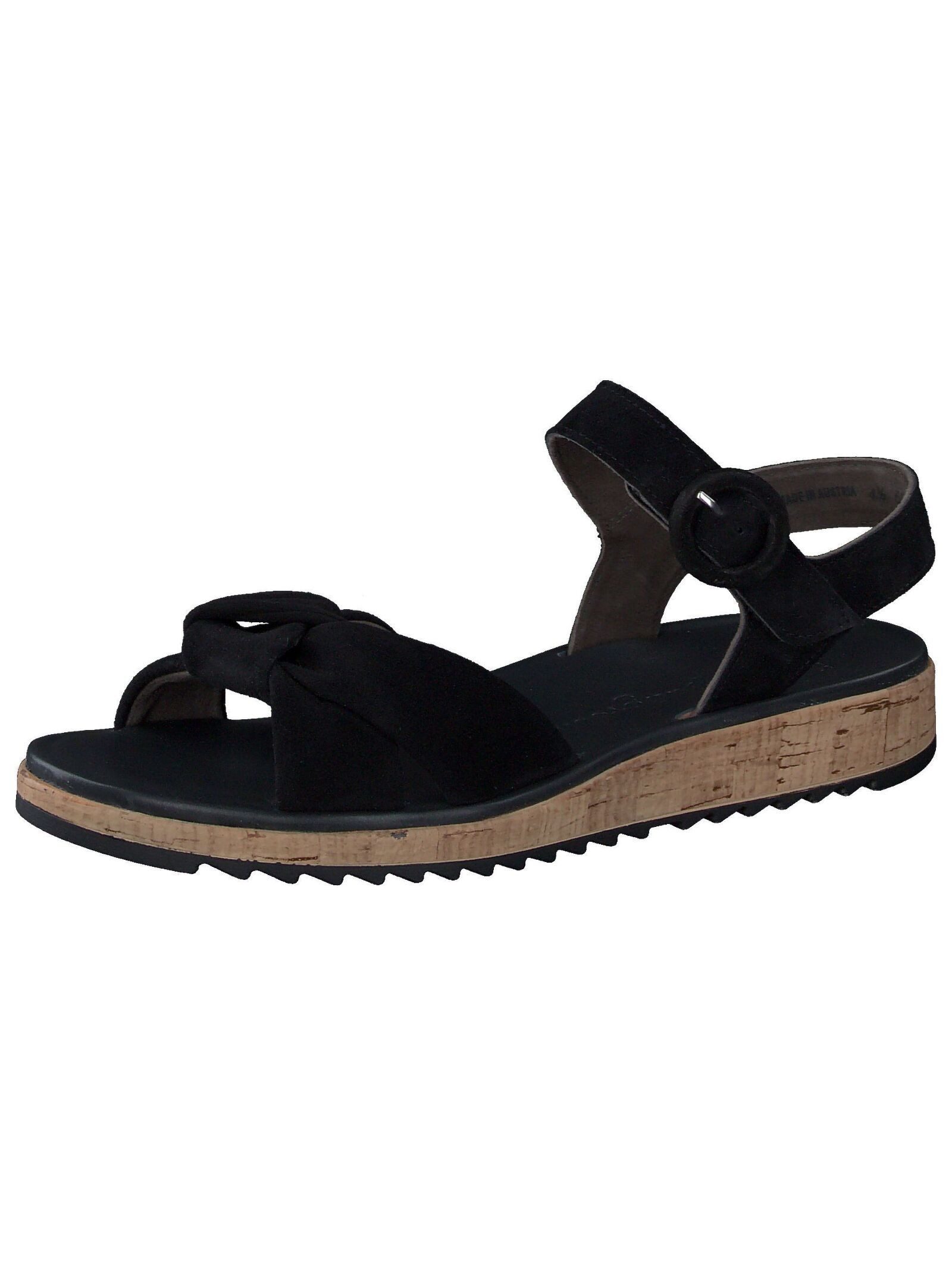 Paul Green Sandalen Veloursleder Riemchensandalette günstig online kaufen