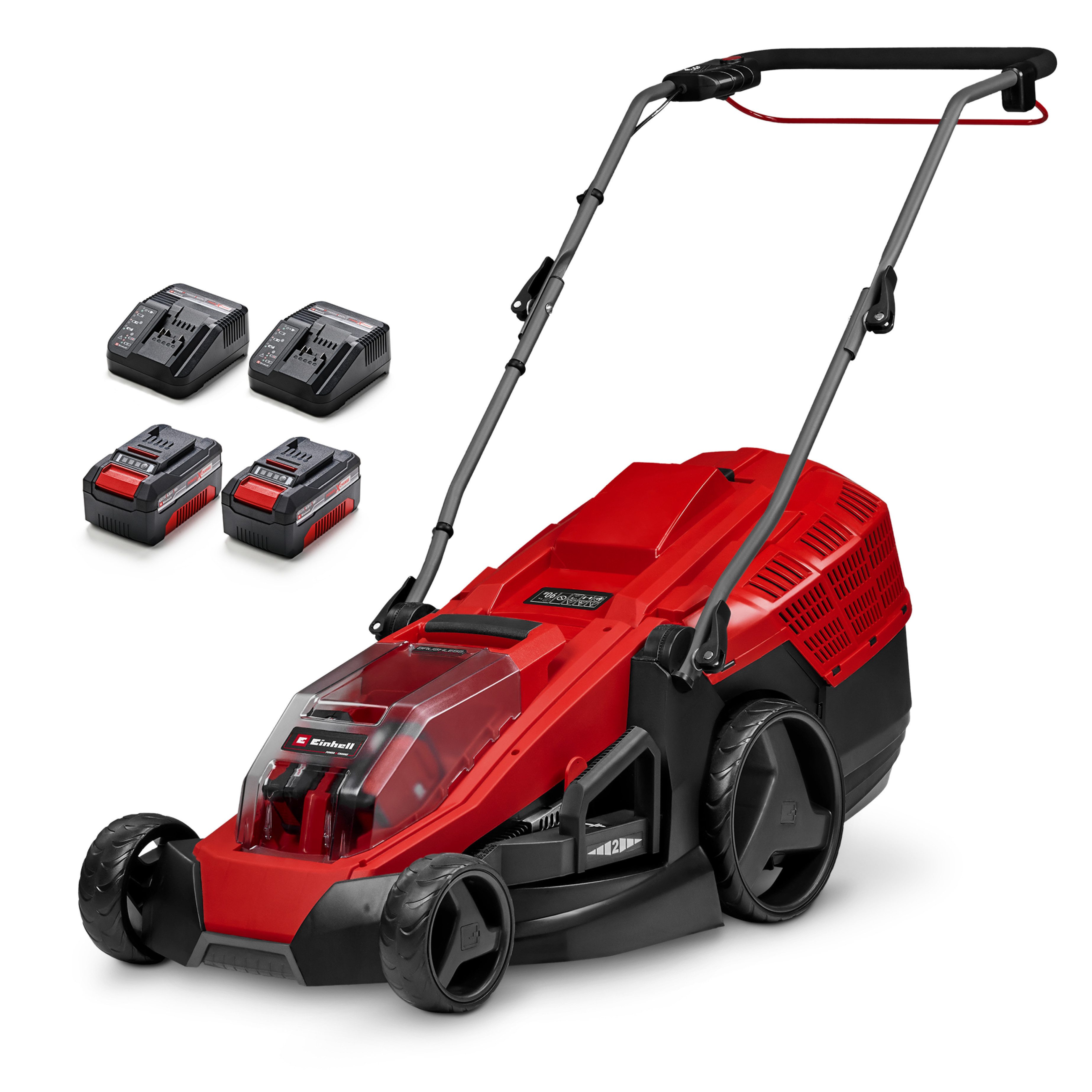 Einhell Akkurasenmäher GE-CM 36/43 Li M, 43 cm Schnittbreite, 2x4,0Ah