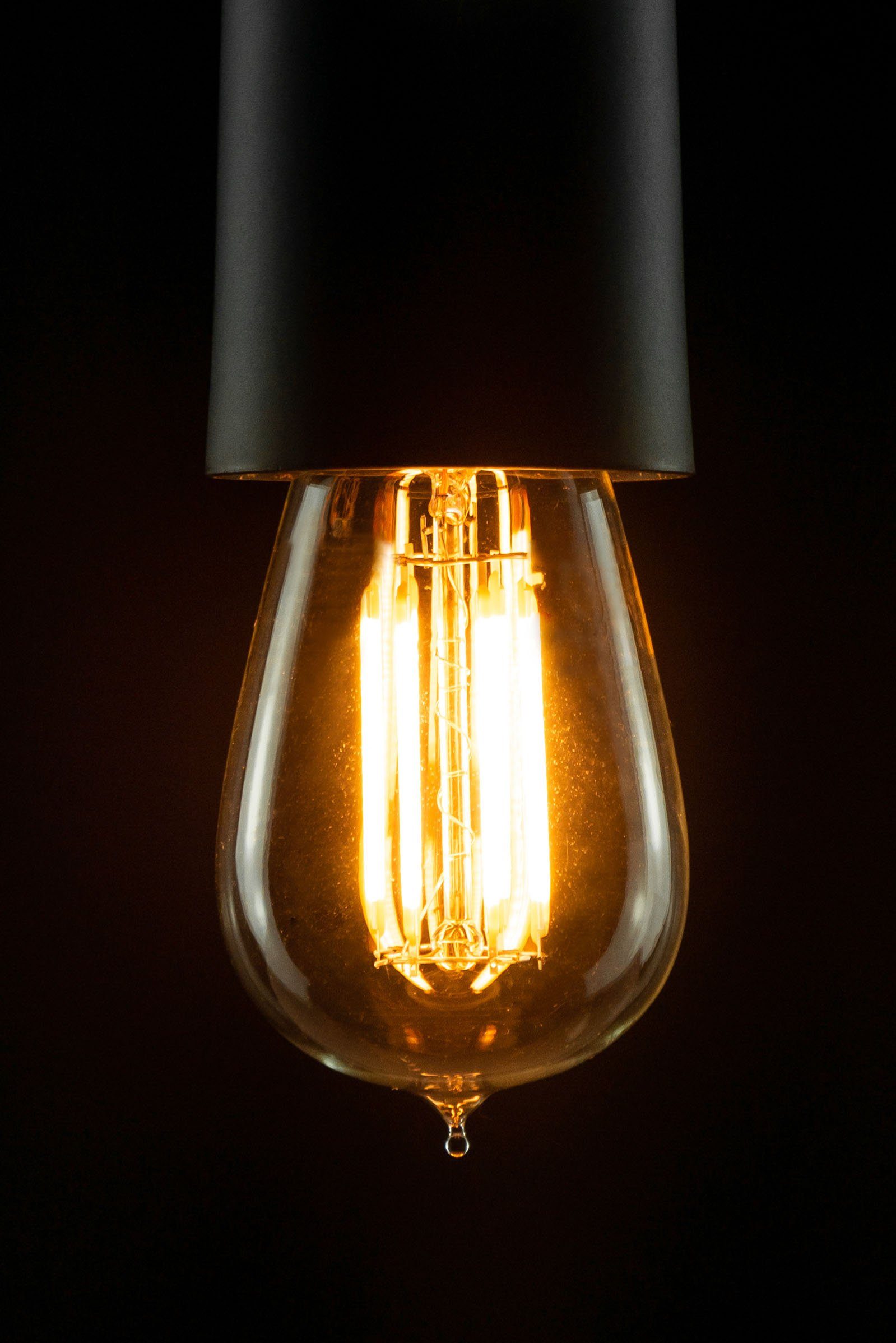 SEGULA LED-Leuchtmittel Vintage Line, E14, 1 St., Warmweiß, dimmbar, Radio Style klar, E14