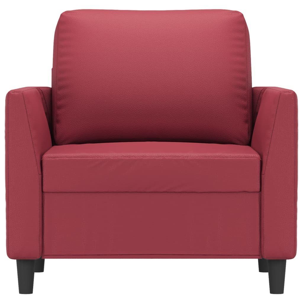 Weinrot 60 Kunstleder Sessel vidaXL cm Sofa