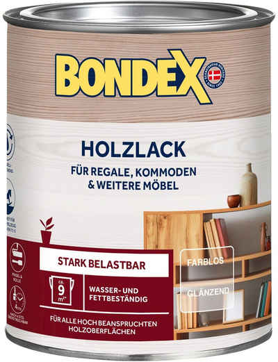 Bondex Holzlack »HOLZLACK«, Farblos / Glänzend, 0,75 Liter Inhalt