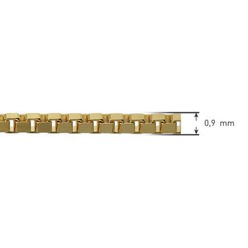 trendor Kette ohne Anhänger Feine Venezianer Kette 333 Gold 0,9 mm