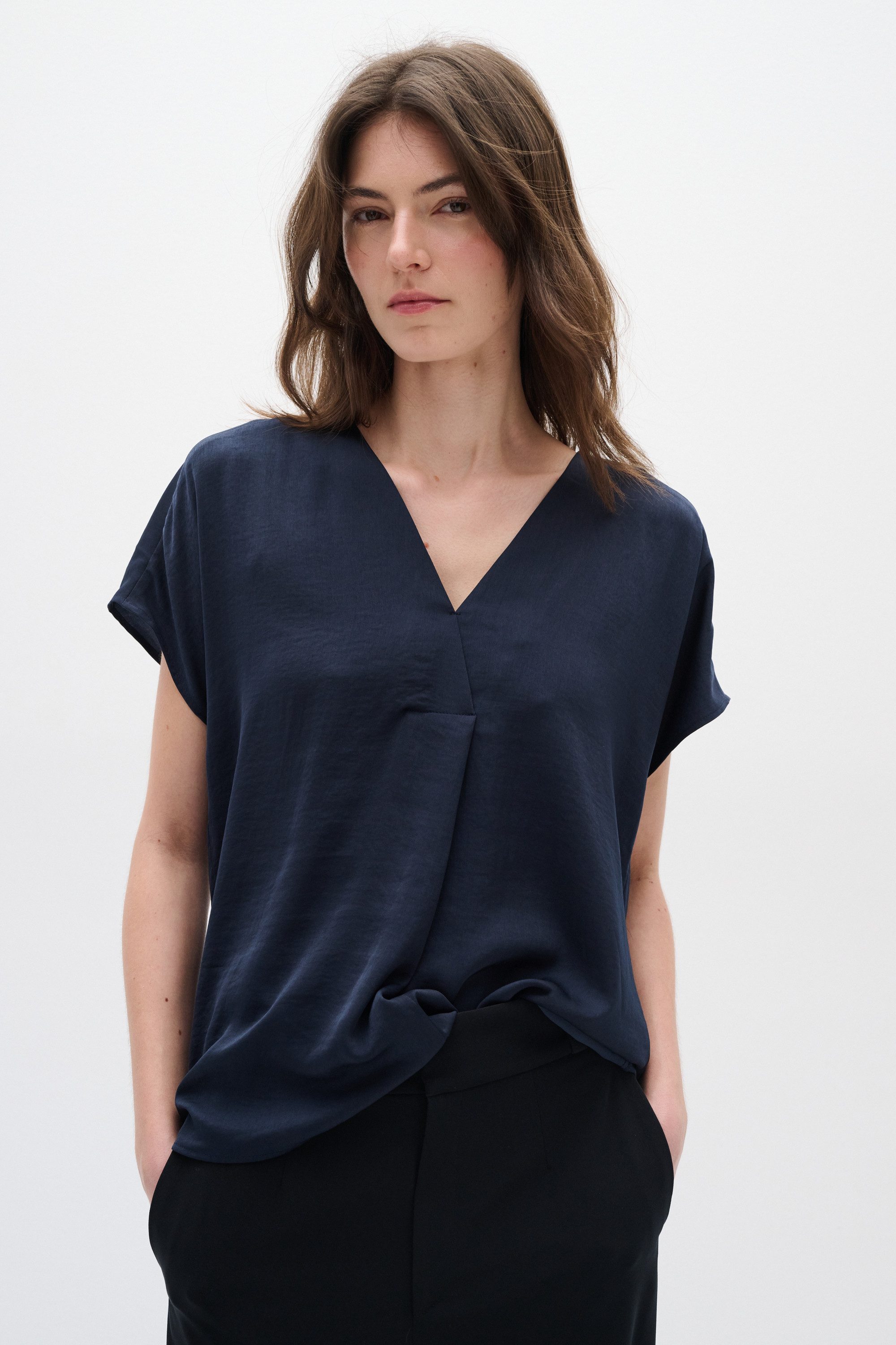 InWear Kurzarmbluse Kurzarm-Bluse RindaIW