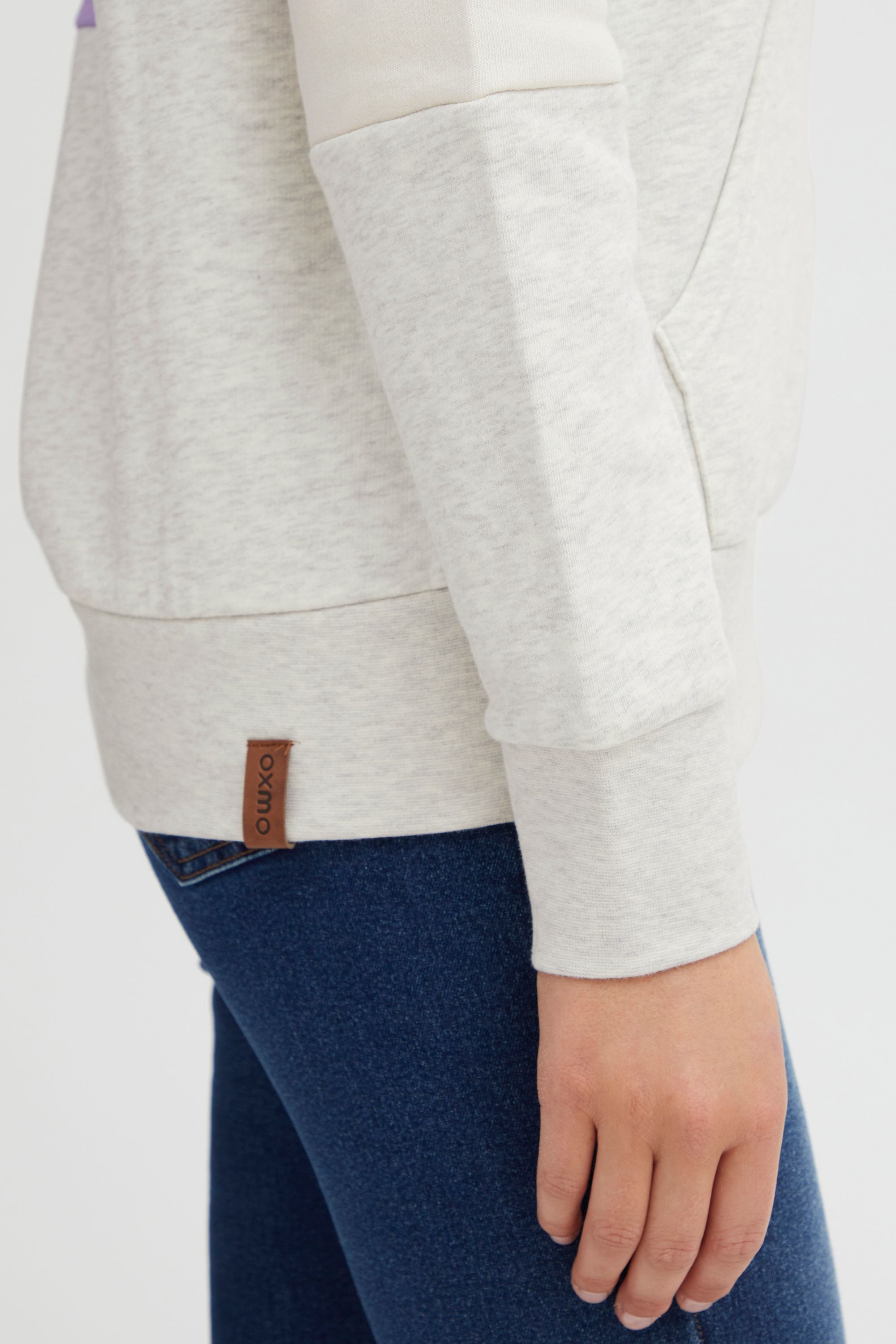 OXMO Hoodie OXKathrine Sweatpullover mit Kapuze
