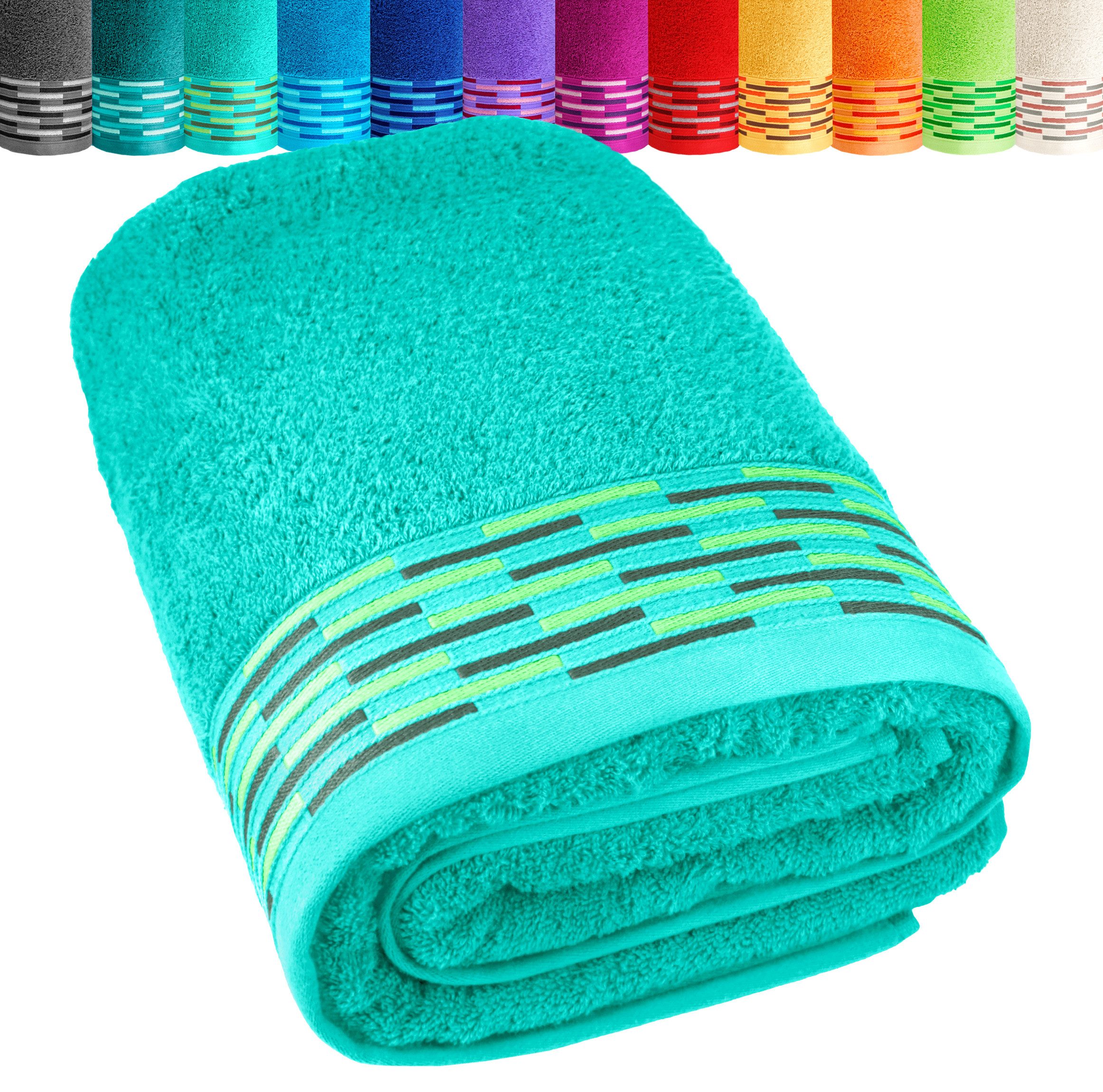 Lashuma Strandtuch - Badetuch Frottee, Strandhandtuch 90x180 cm aus 100% Baumwolle für Damen & Herren