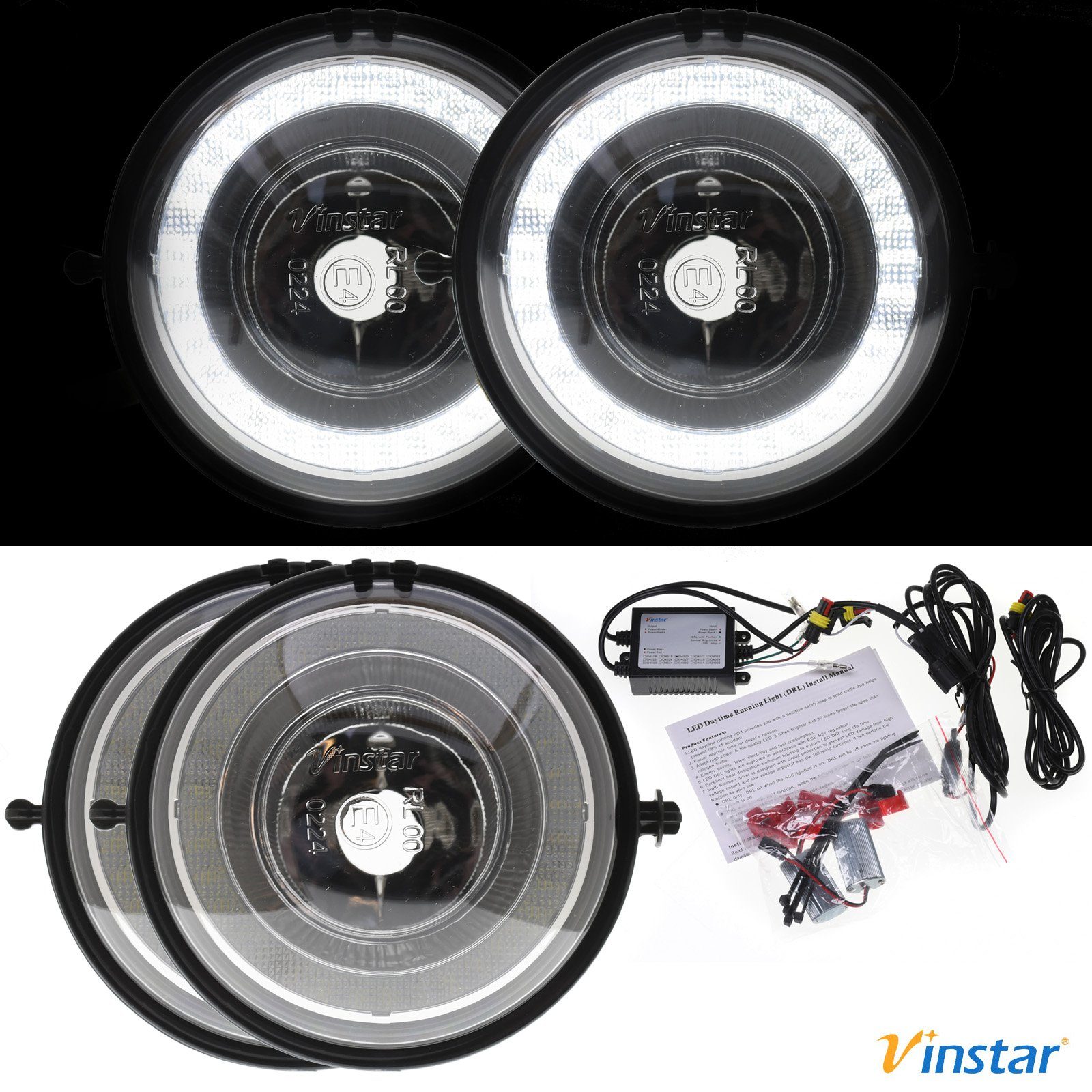 Vinstar KFZ-Ersatzleuchte LED NEBELSCHEINWERFER TAGFAHRLICHT POSITIONSLICHT für MINI, MINI R55 R56 R57 R58 R59 R60