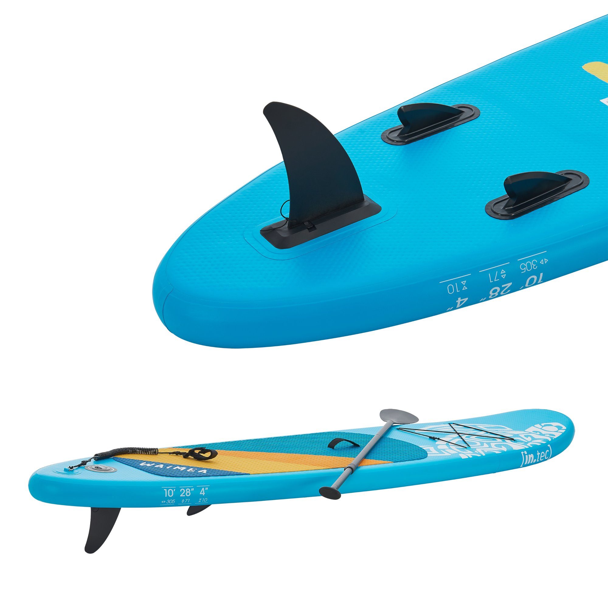 »Waimea« 71 305 x Paddleboard SUP-Board, cm 10 x in.tec Blau