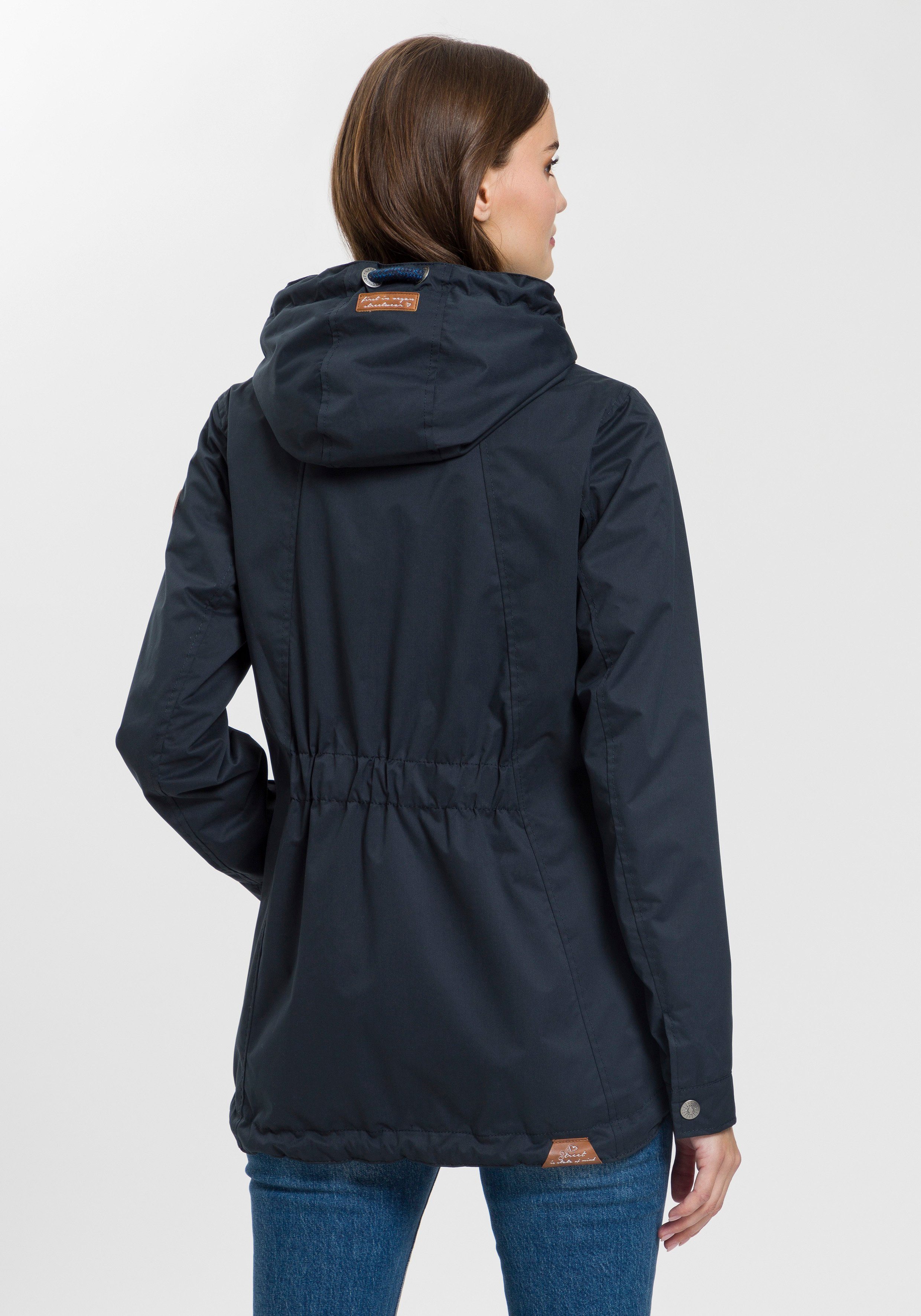 ZUZKA coating Ragwear ZUZKA O Übergangs-Outdoor-Jacke Water 2028 Funktionsjacke repelent UNI NAVY stylische