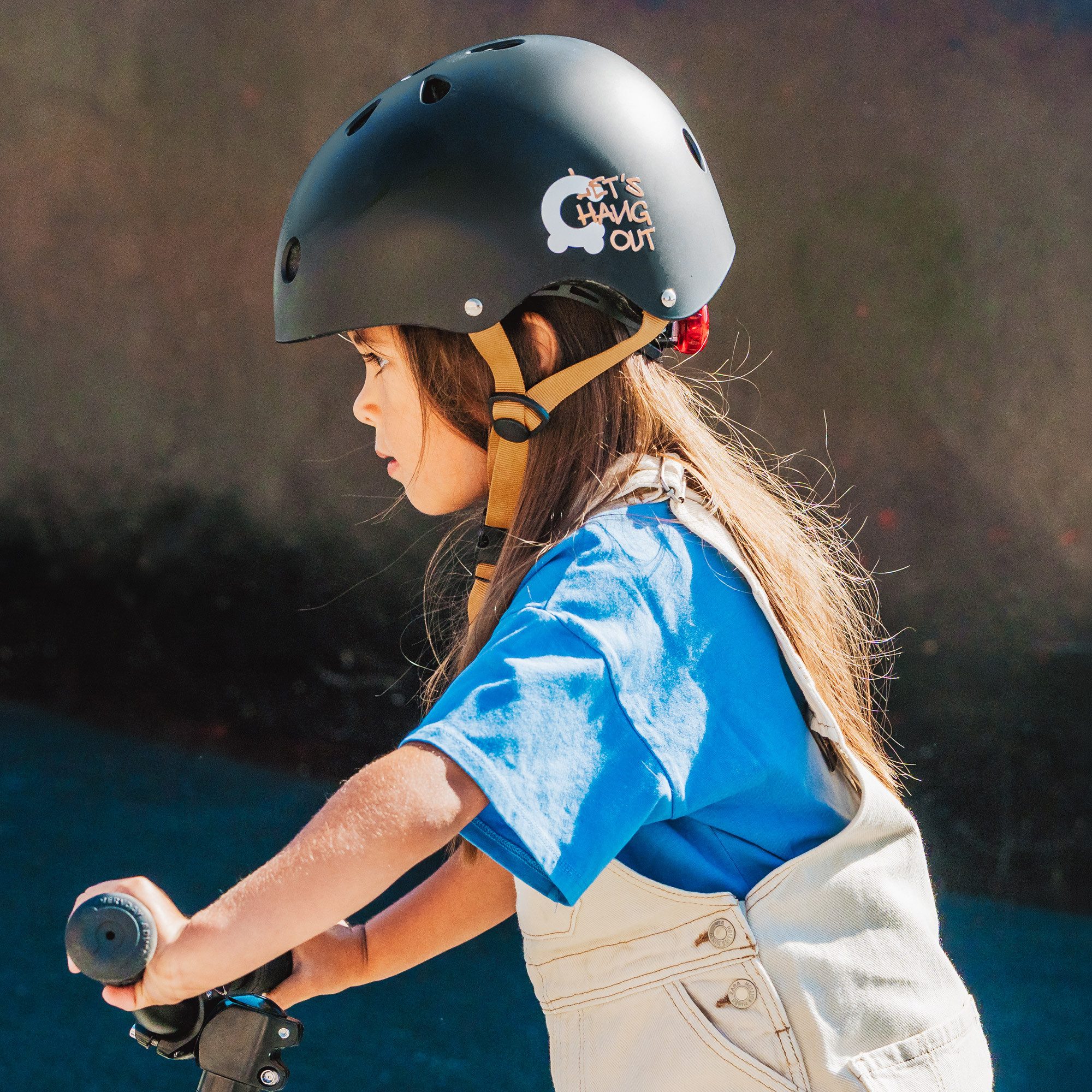 Cariboo Kinderhelm CARIBOO LED-Licht verstellbar 48-52cm EN1078