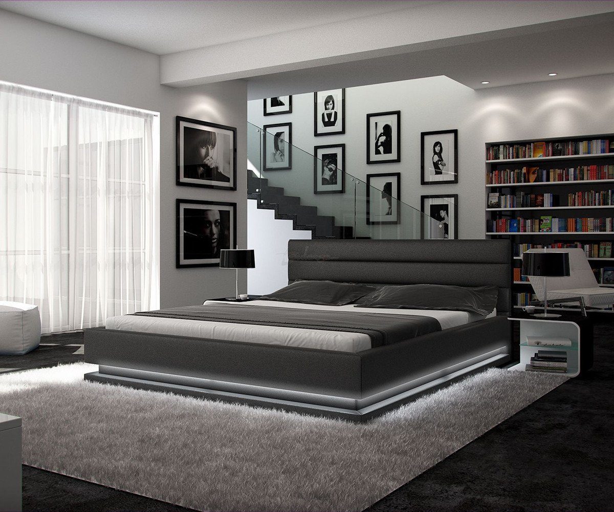 Touch me Bett Doppel Bett + Boden licht Stabia individuell in Handarbeit  gefertigt.