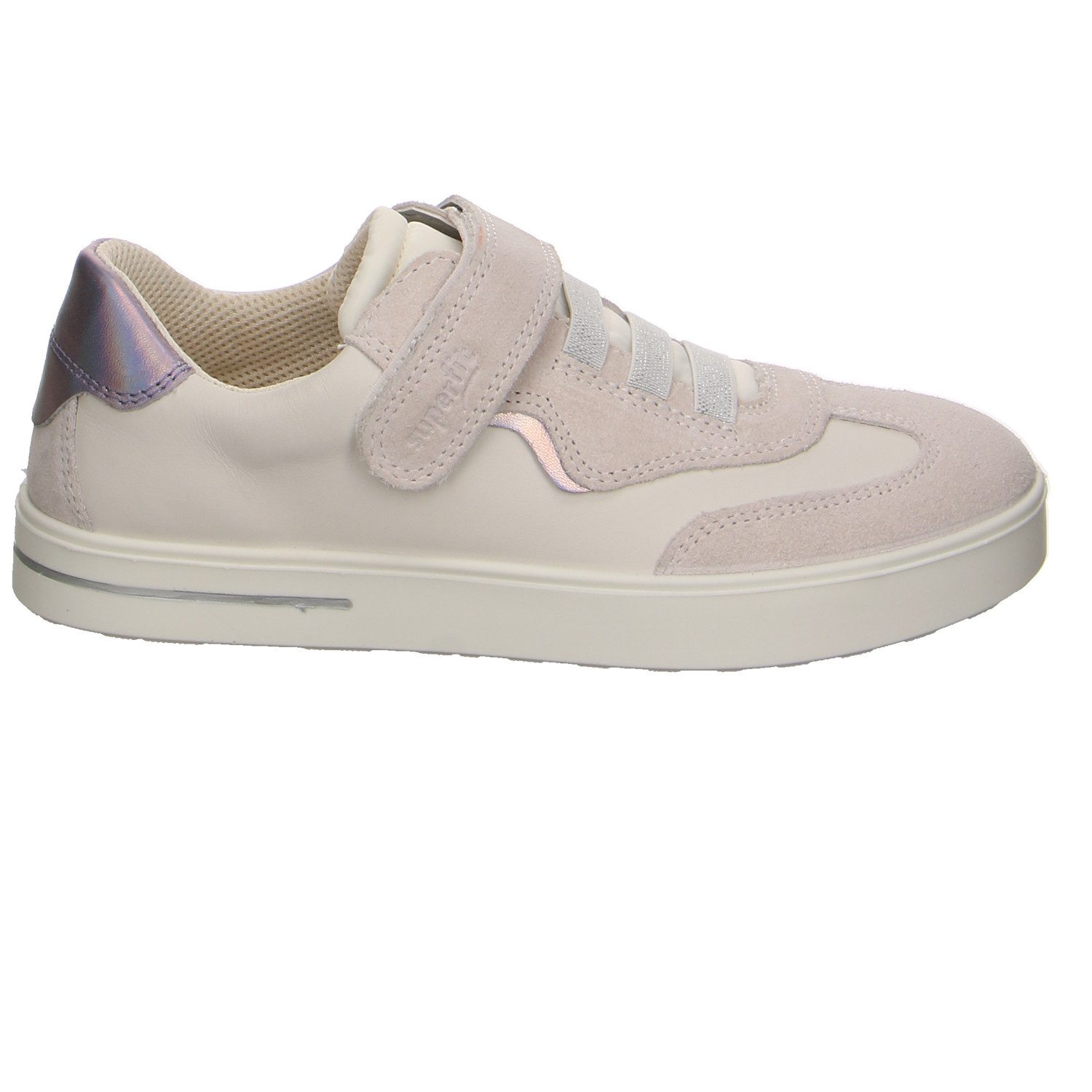 Superfit Superfit Velour Klettschuhe Mädchen weiss Klettschuh