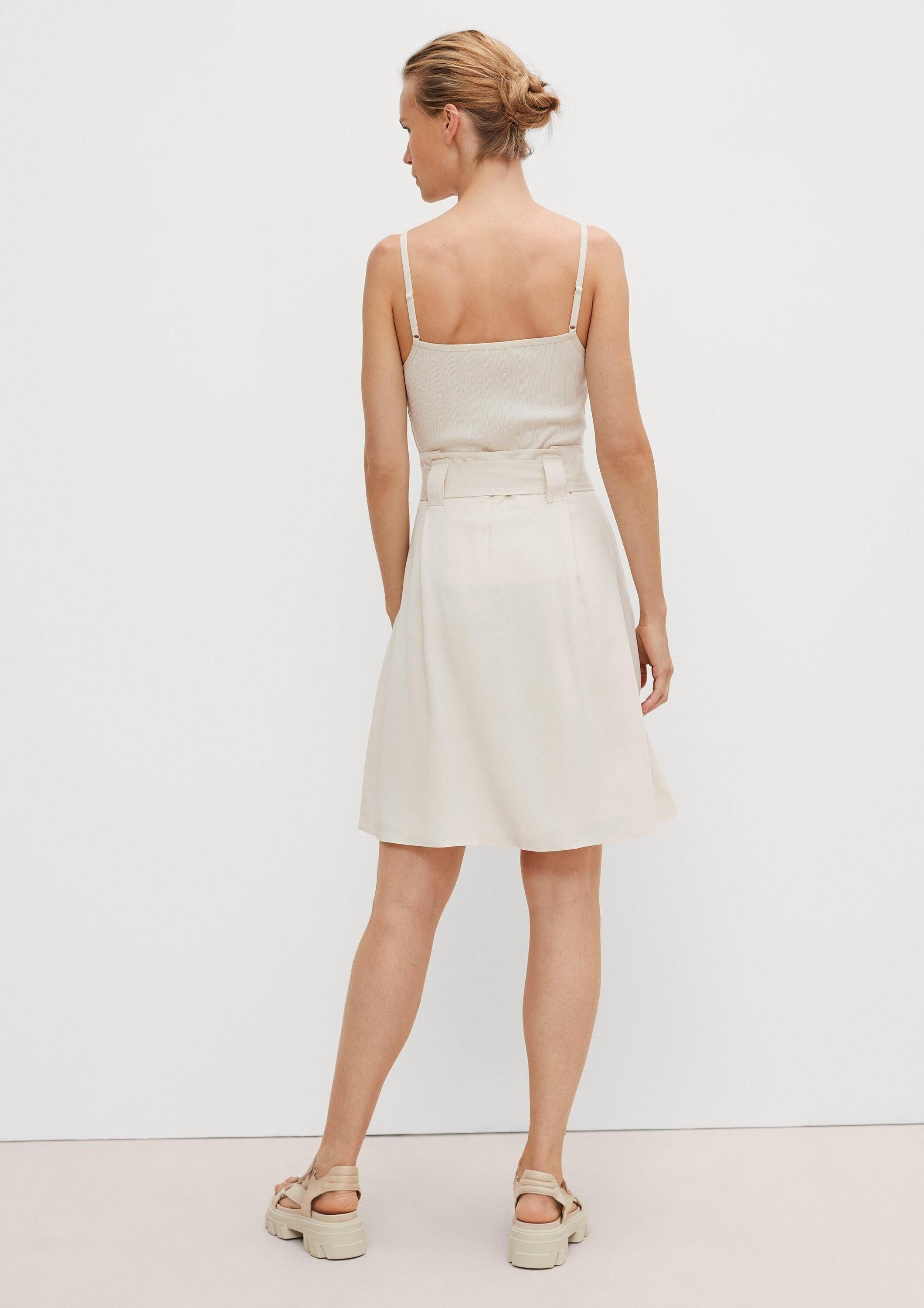 comma Minirock Rock A-Linienrock aus Lyocell