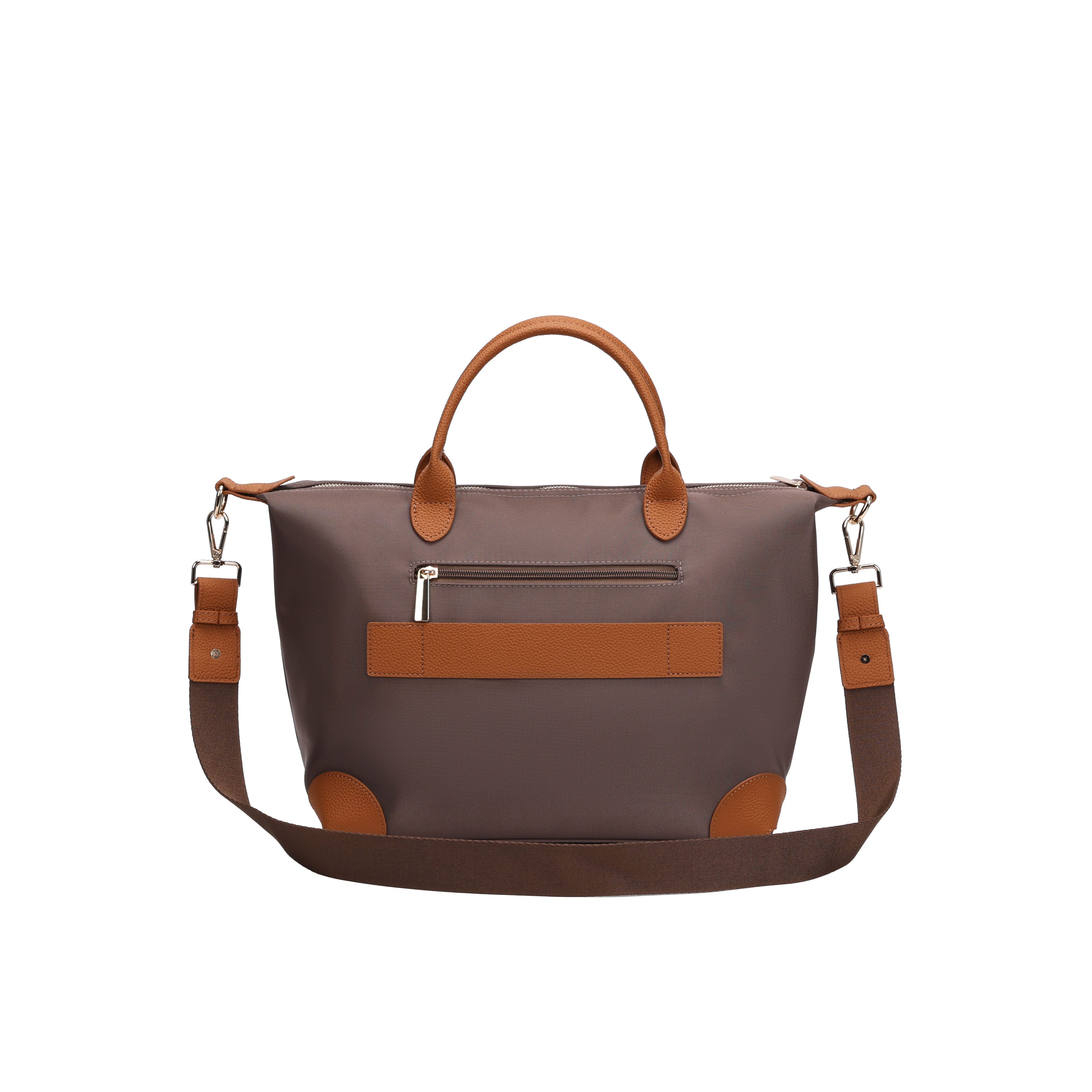 BRISE TASCHE Handtasche Geräumige Textil-Handtasche mit Schulterriemen und Reißverschluss, geräumig, abnehmbarer Schulterriemen, Reißverschlussfächer