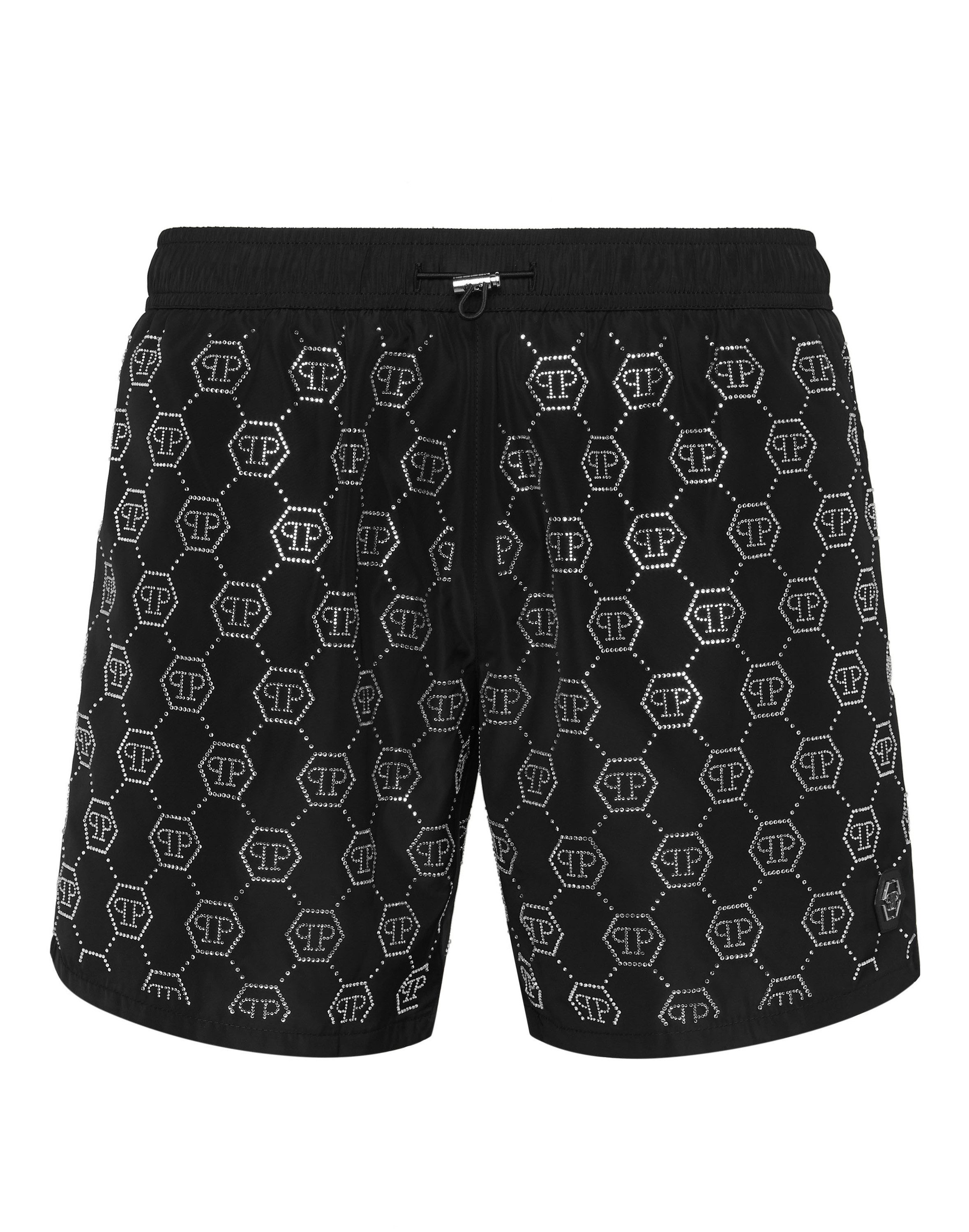 PHILIPP PLEIN Badeshorts Mit Schmucksteinen