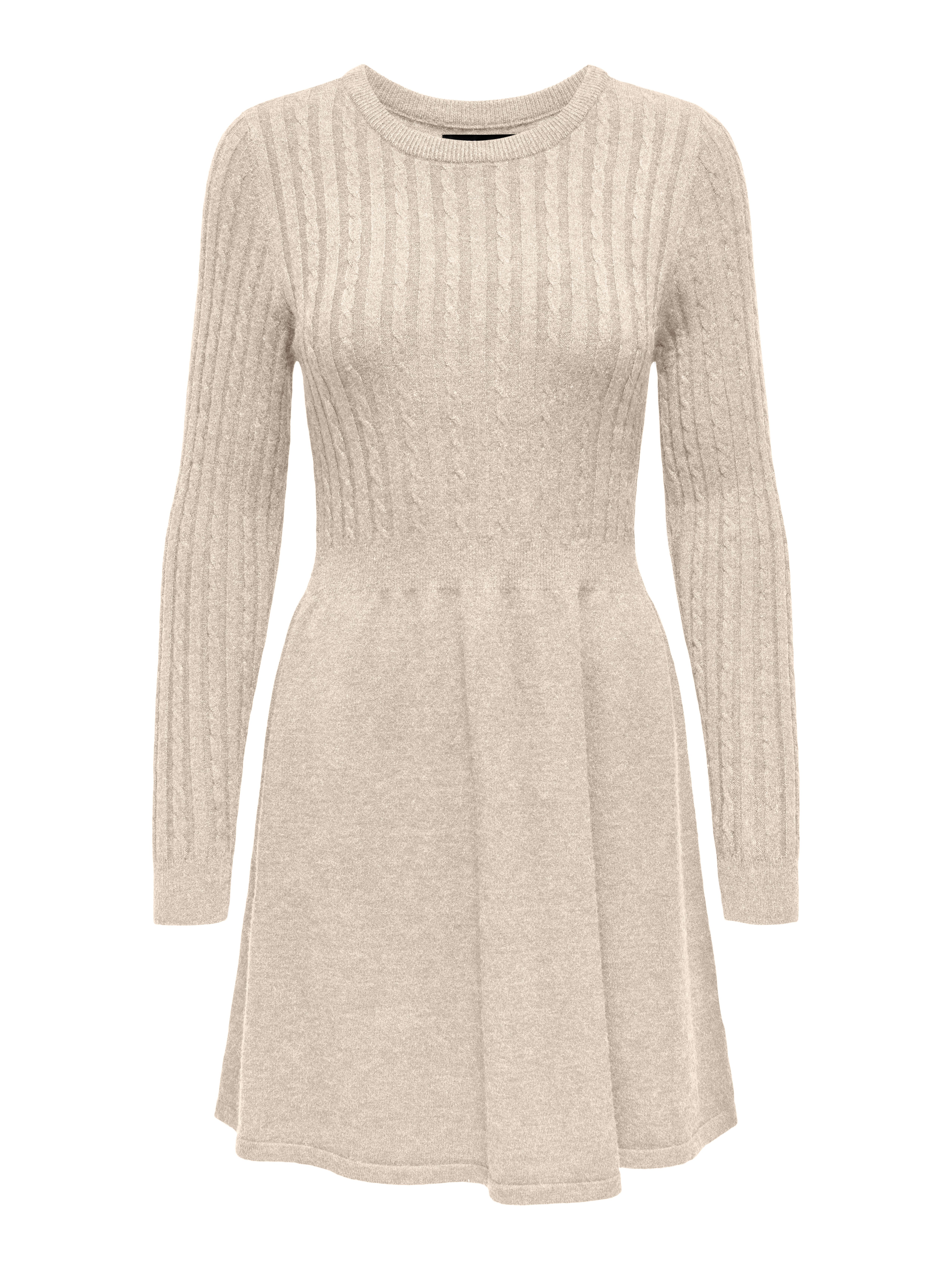 ONLY Strickkleid ONLFIA LS CABLE DRESS KNT Viskosemischung, regular fit