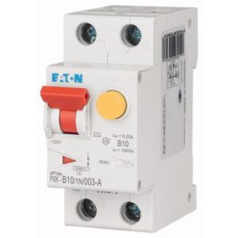 Verteiler Eaton FI/LS Kombination, 10 A, 30 mA, LS-Charakteristik: B, 1p+N, FI-C