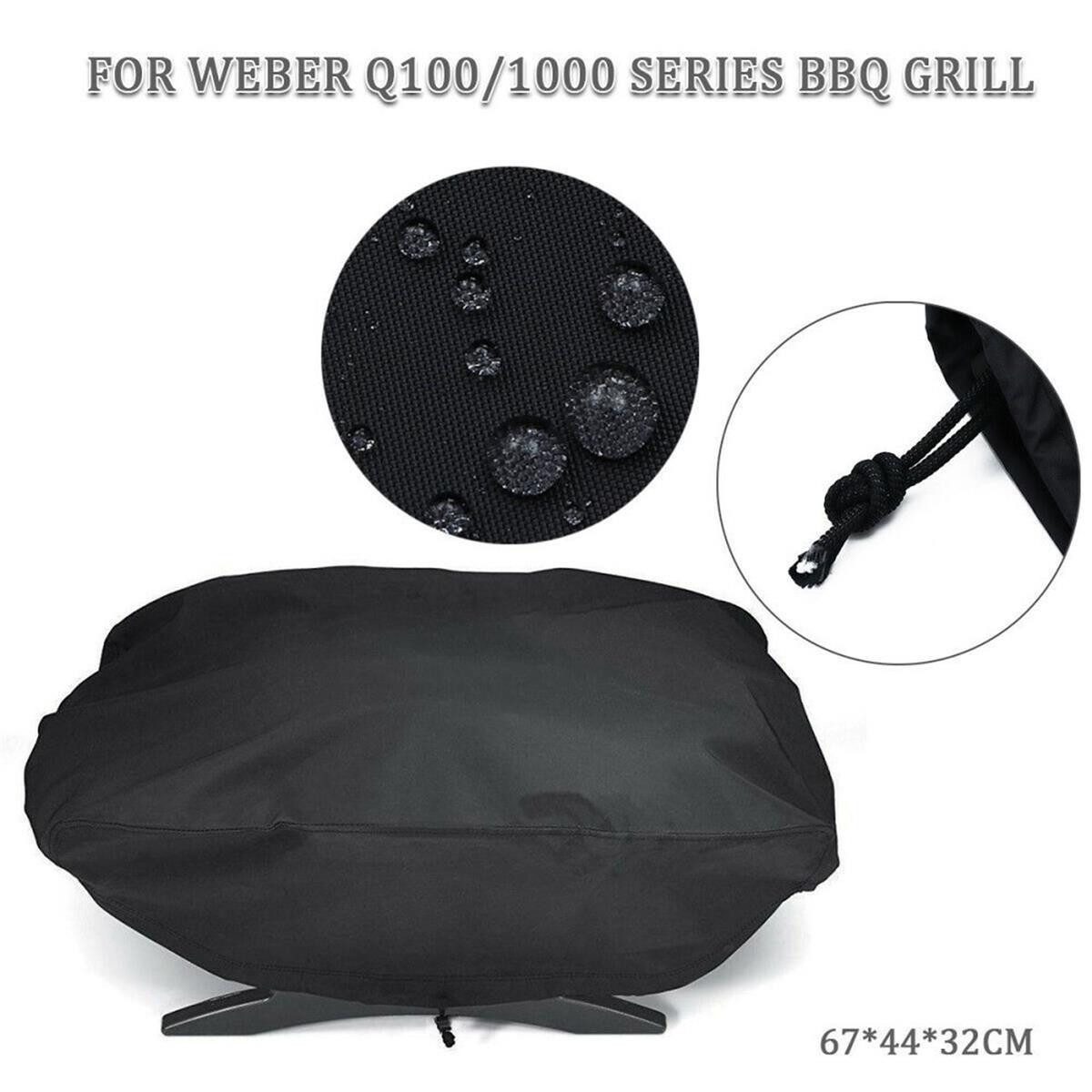 CoverKingz Grillabdeckhaube CoverKingz Grillabdeckung für Weber 7110 / Q1000 Grillschutz, staubabweisend, wasserabweisend, schützend, wetterfest