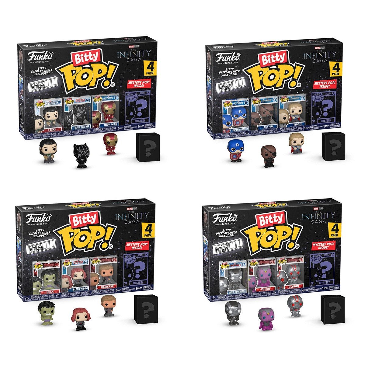Funko Sammelfigur Funko Figur Bitty POP Marvel The Avengers