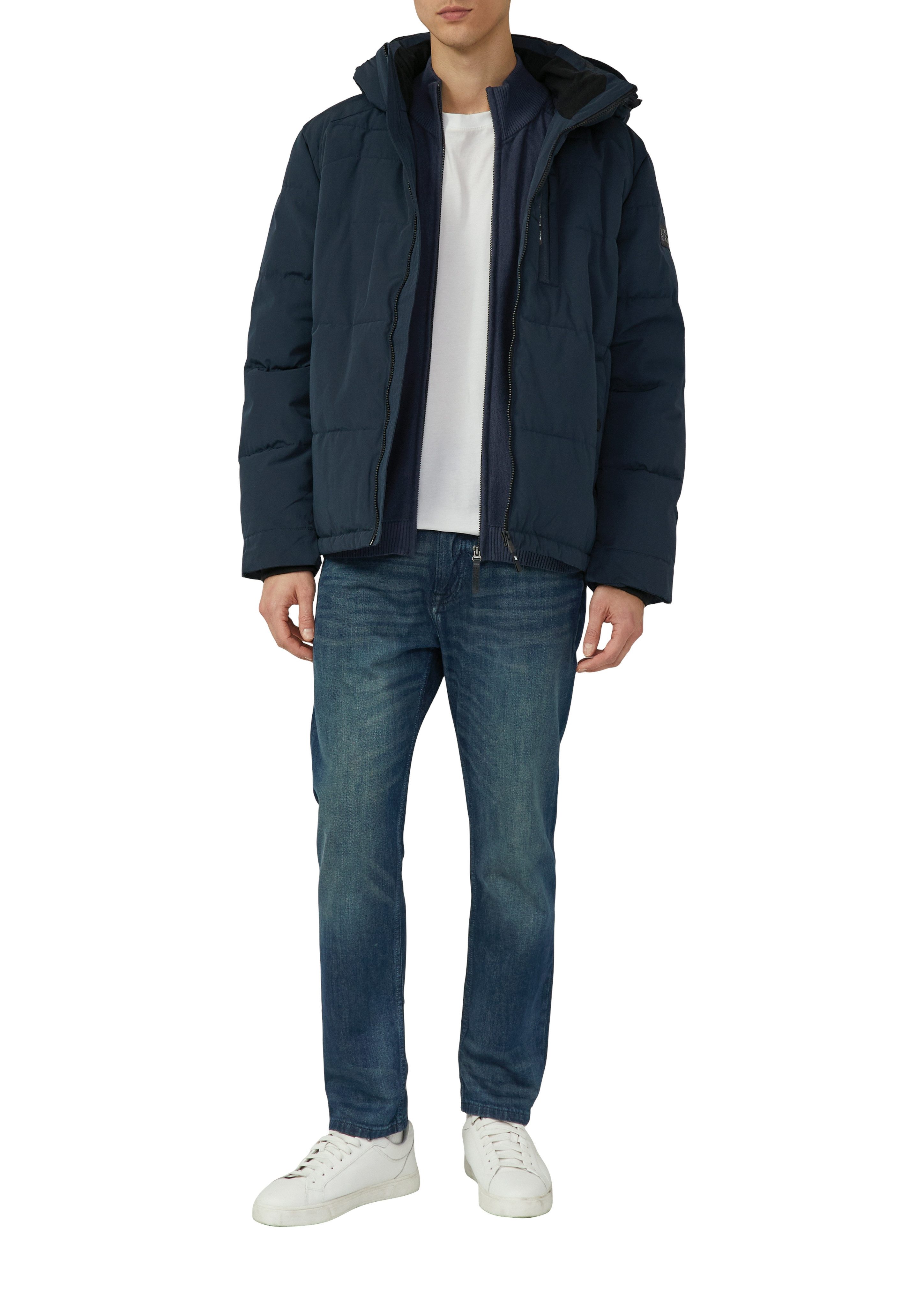 s.Oliver Strickjacke mit Stehkragen, Regular Fit