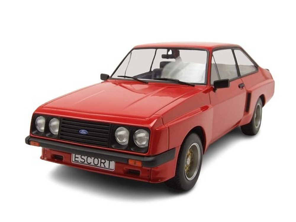 MCG Modellauto Ford Escort MK2 RS 2000 X-Pack 1977 rot, Maßstab 1:18