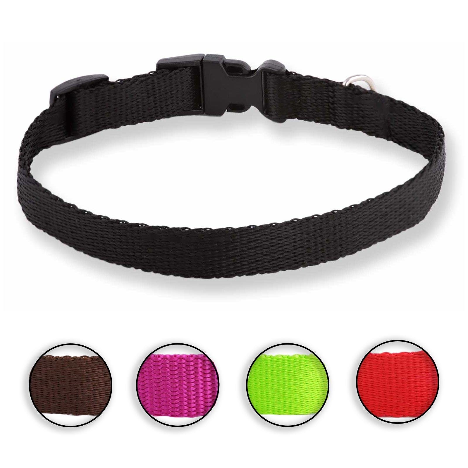 Monkimau Hunde-Halsband Hundehalsband aus Nylon, Nylon, verstellbar
