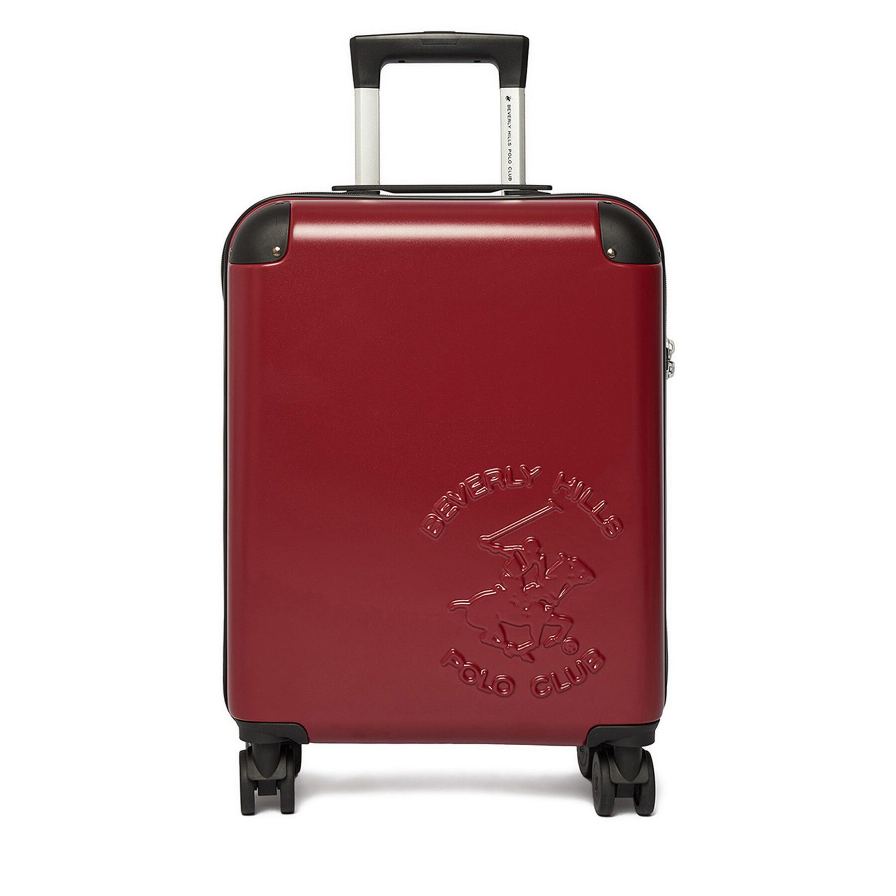 BEVERLY HILLS POLO CLUB Hartschalen-Trolley Beverly Hills Polo Club Unisex-Kabinenkoffer Rot