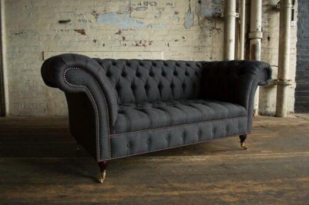 JVmoebel Sofa Design Luxus Sofa 2 Sitzer Couch Polster Klassische Textil